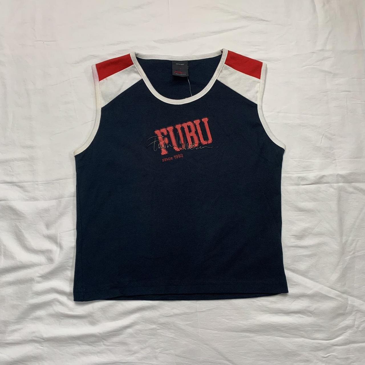 Vintage NWT 90s FUBU cropped tank top Sizes: 1X... - Depop