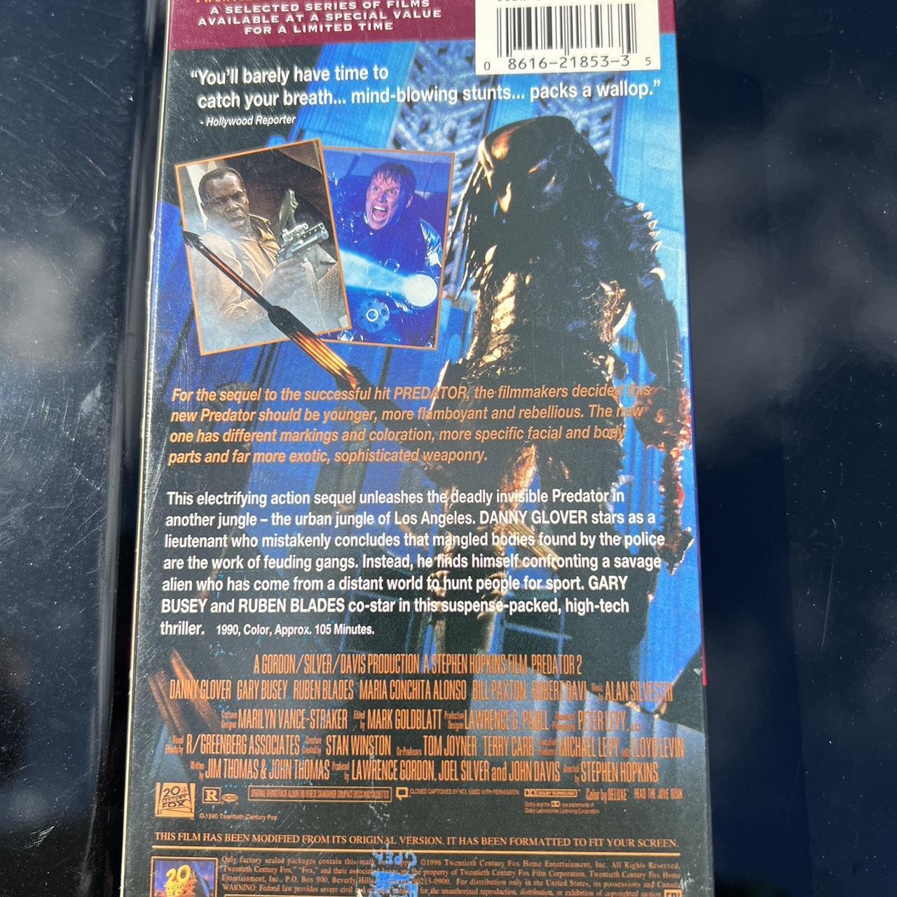 1996 Vintage Predator 2 vhs tape 1996! #predator... - Depop