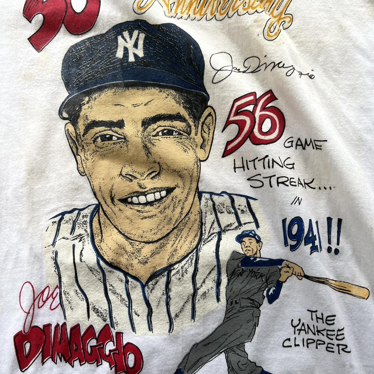 Vintage Joe Dimaggio 1991 T Shirt New York Yankees - Depop