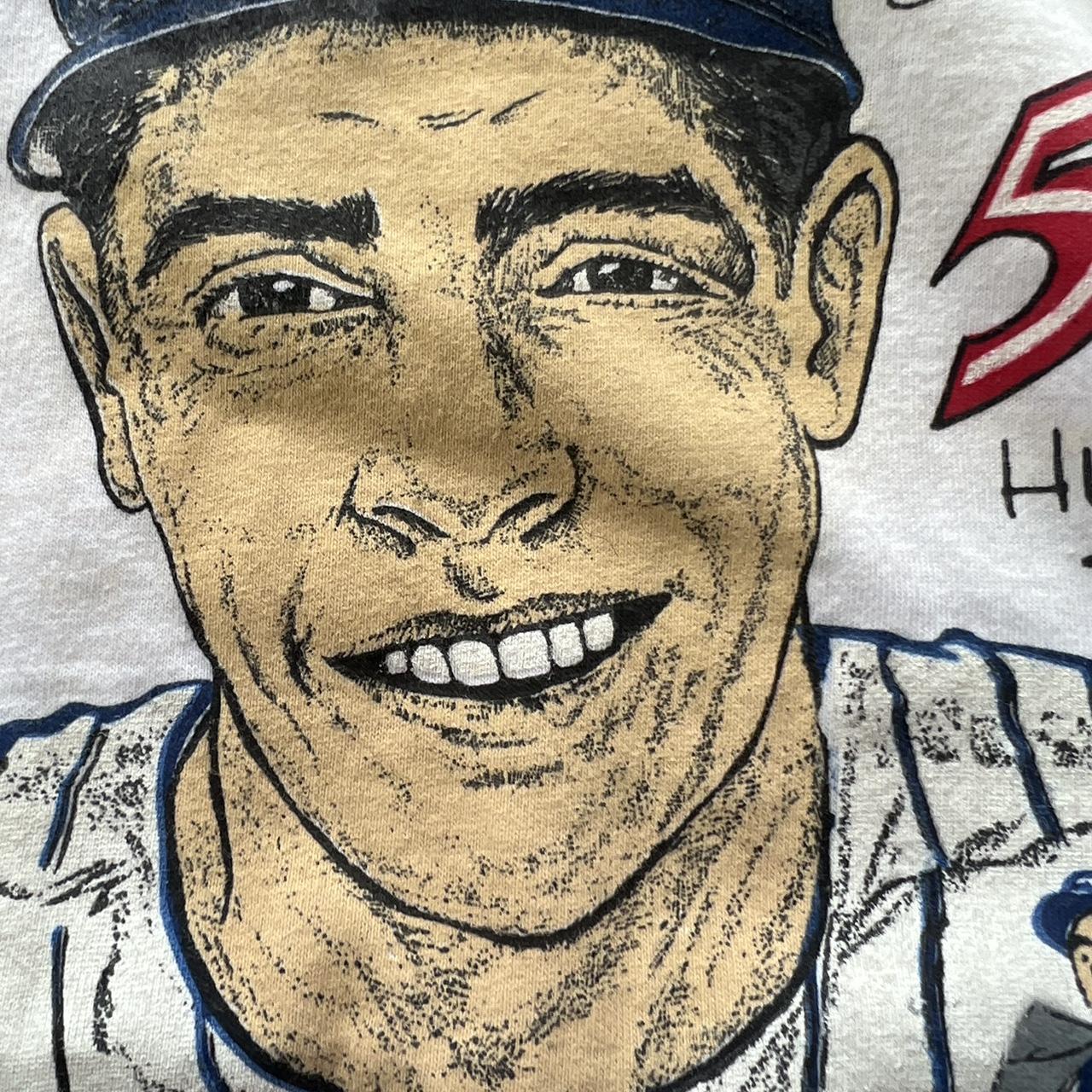 Vintage Joe Dimaggio 1991 T Shirt New York Yankees - Depop