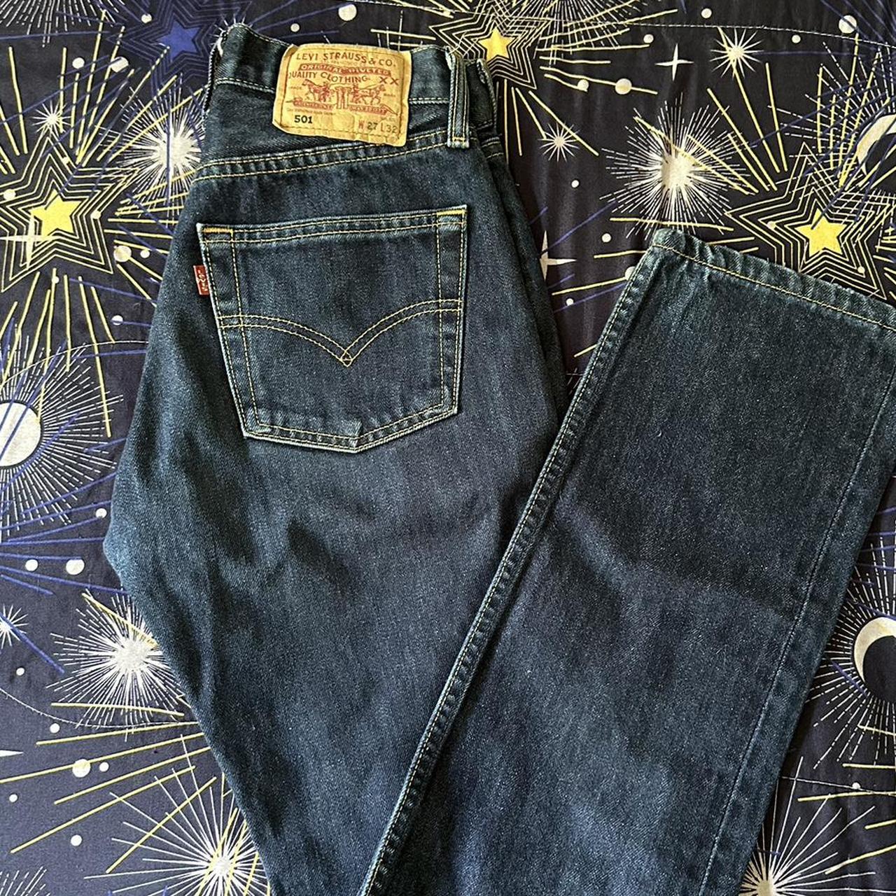 Vintage 501 Levi Jeans Waist 27 Length Depop