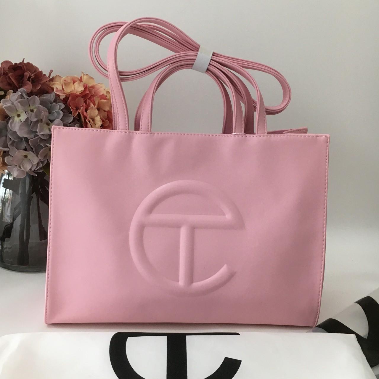 telfar medium shopper bubblegum