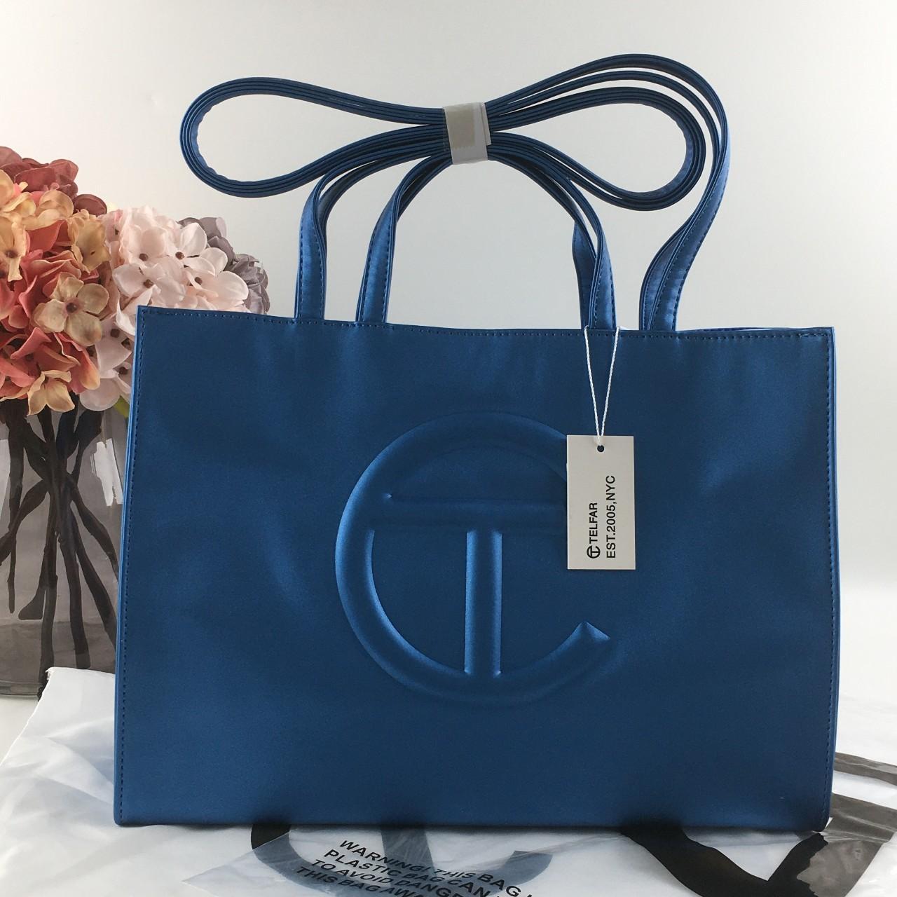 nwt telfar medium tote cobalt