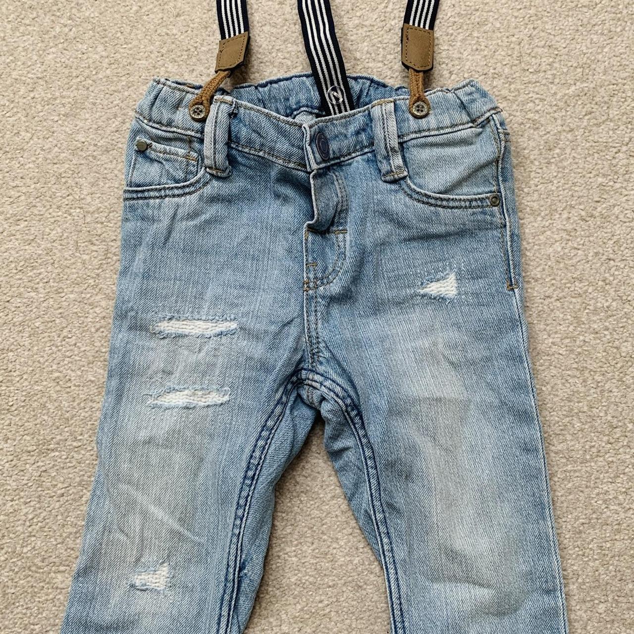 H&M baby boy dungaree jeans 912 months New never... Depop