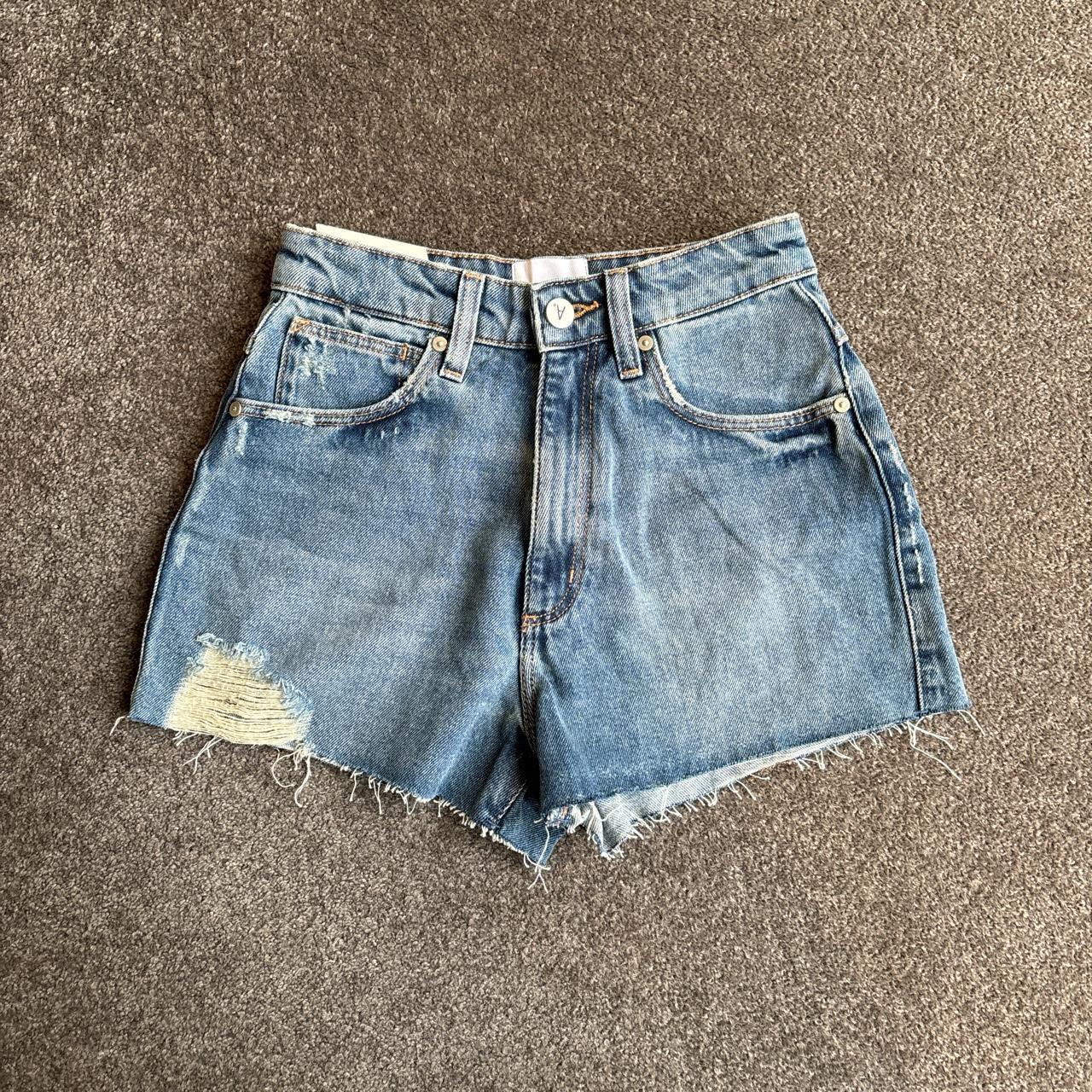 Abrand denim shorts Size 6 Brand new with tags... - Depop