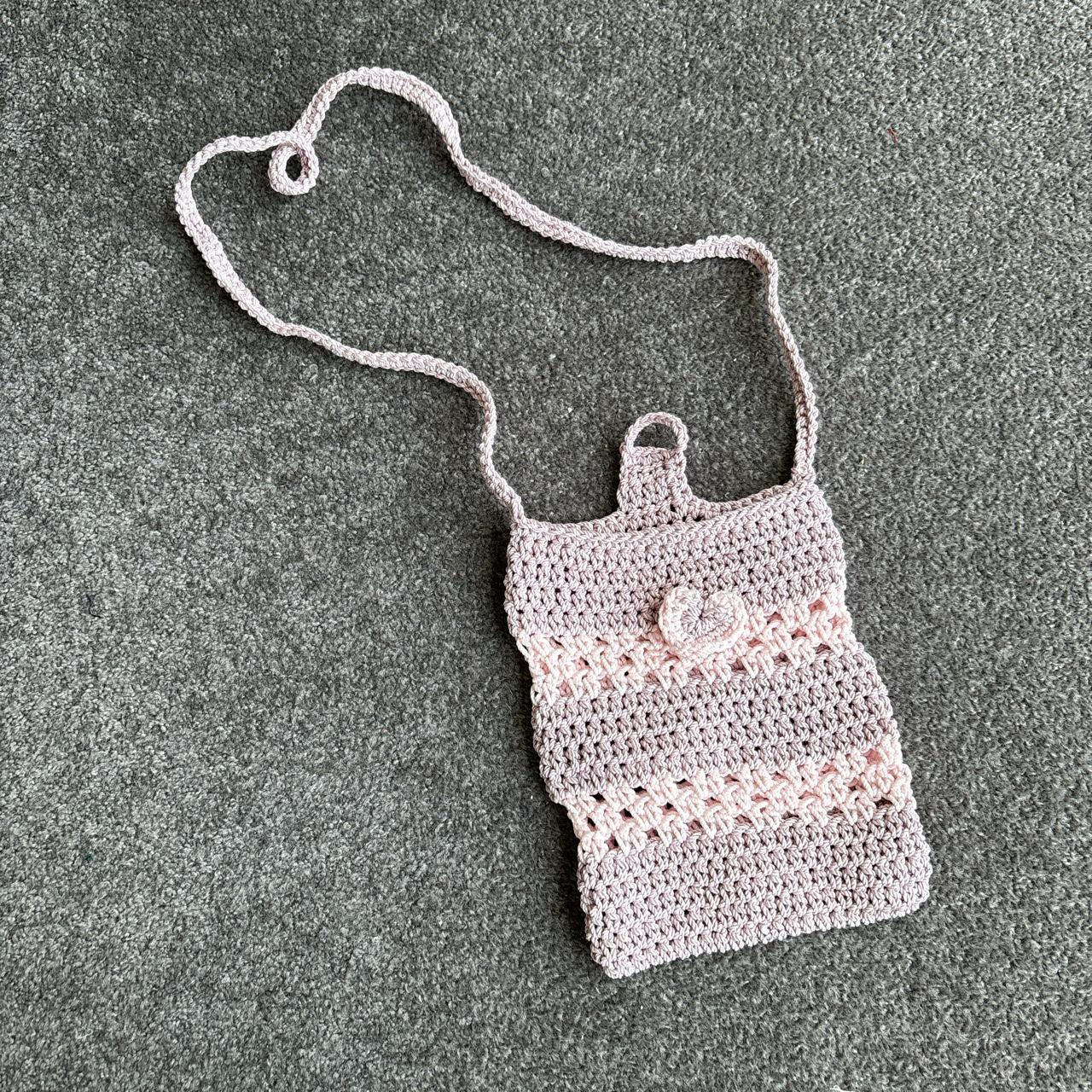 Cutest little crochet bag Brand new never used Depop