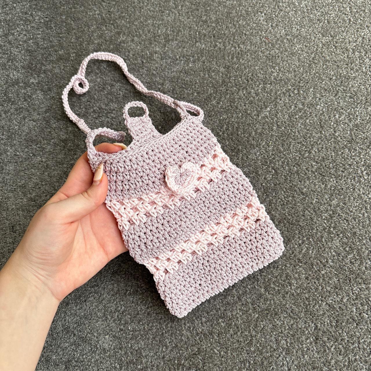 Cutest little crochet bag Brand new never used Depop