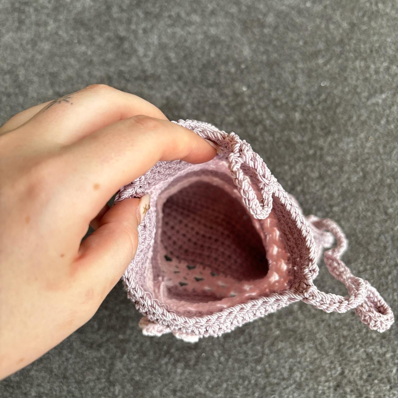 Cutest little crochet bag Brand new never used Depop