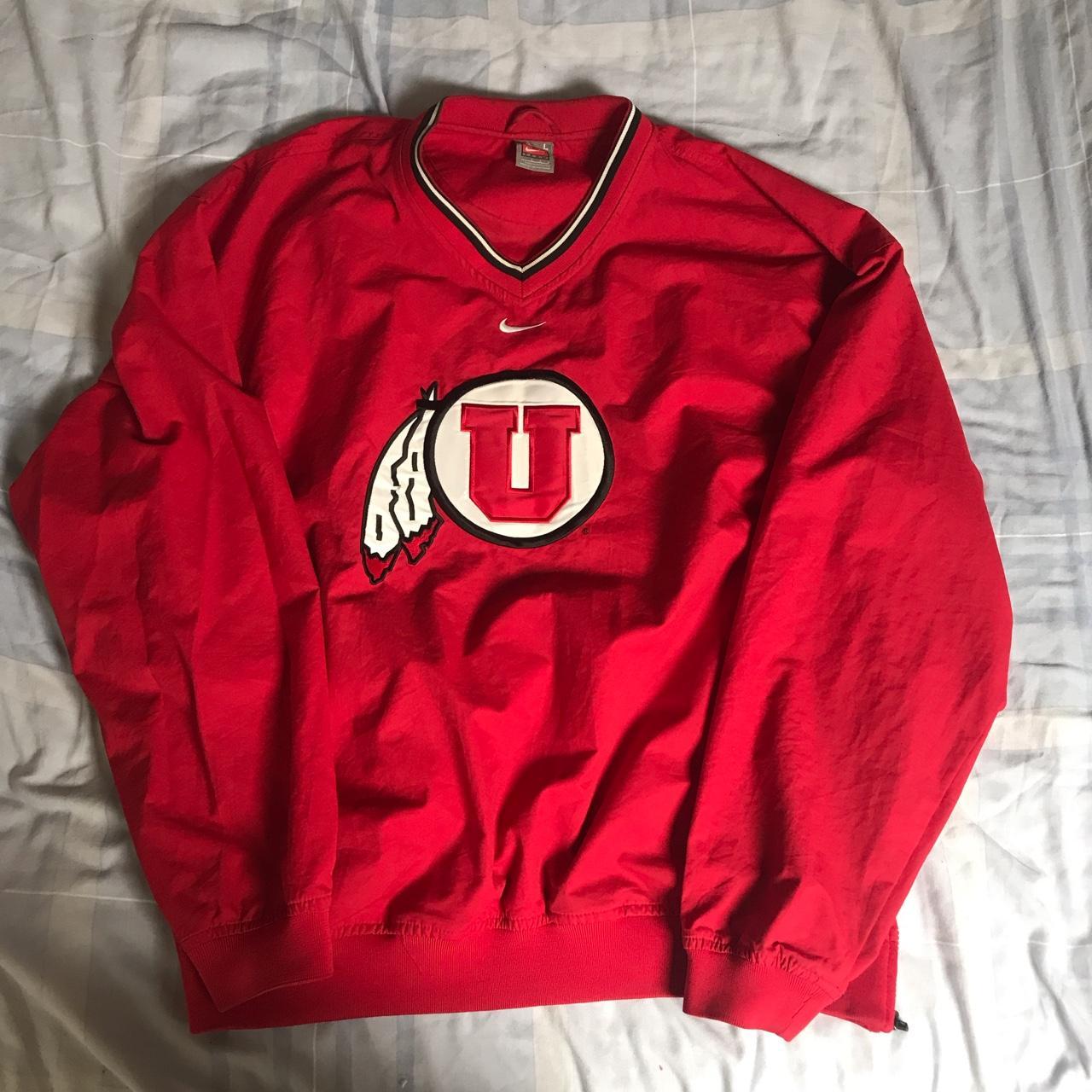 mens red nike sweater