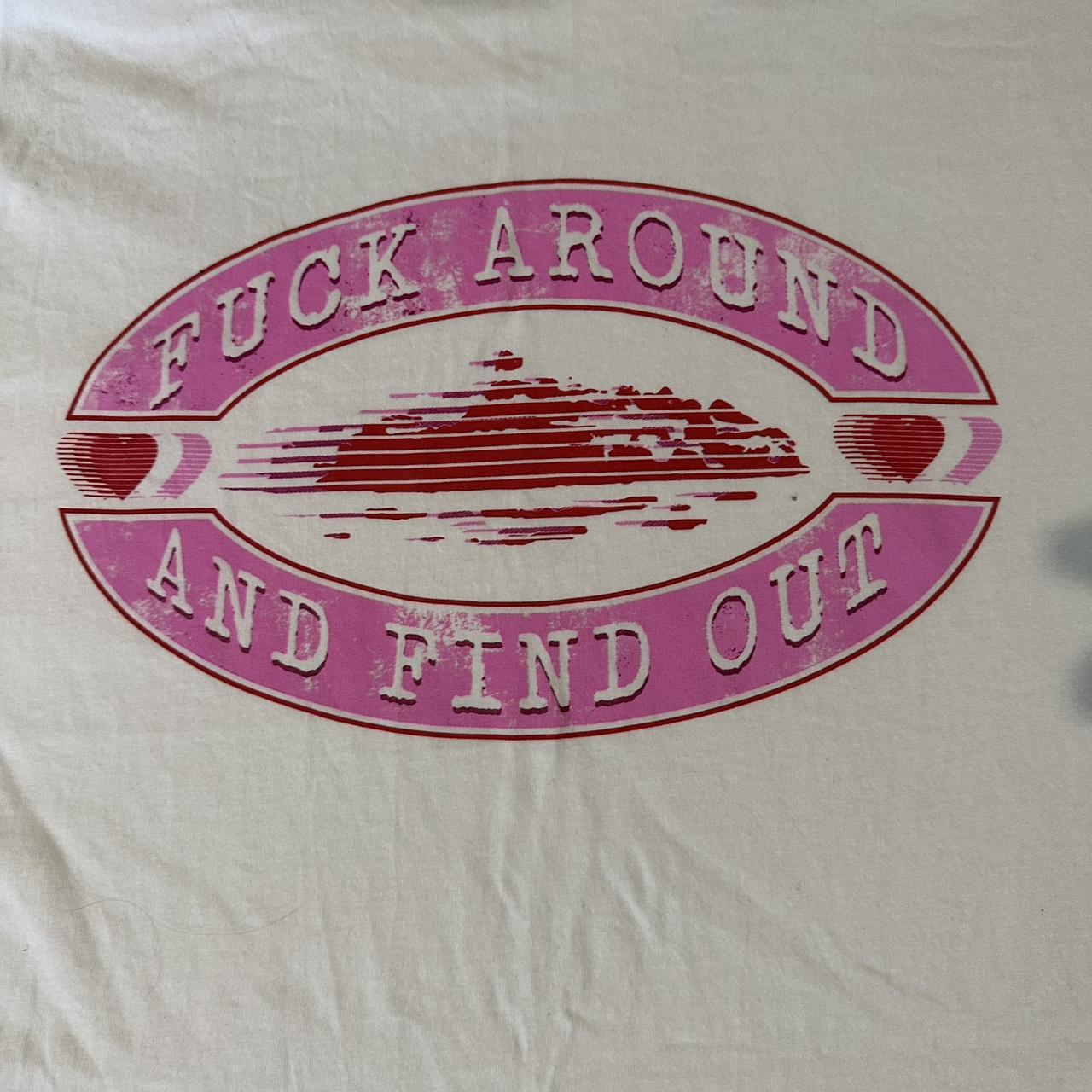 Corteiz 'fuck around and find out' T-shirt worn once | Depop