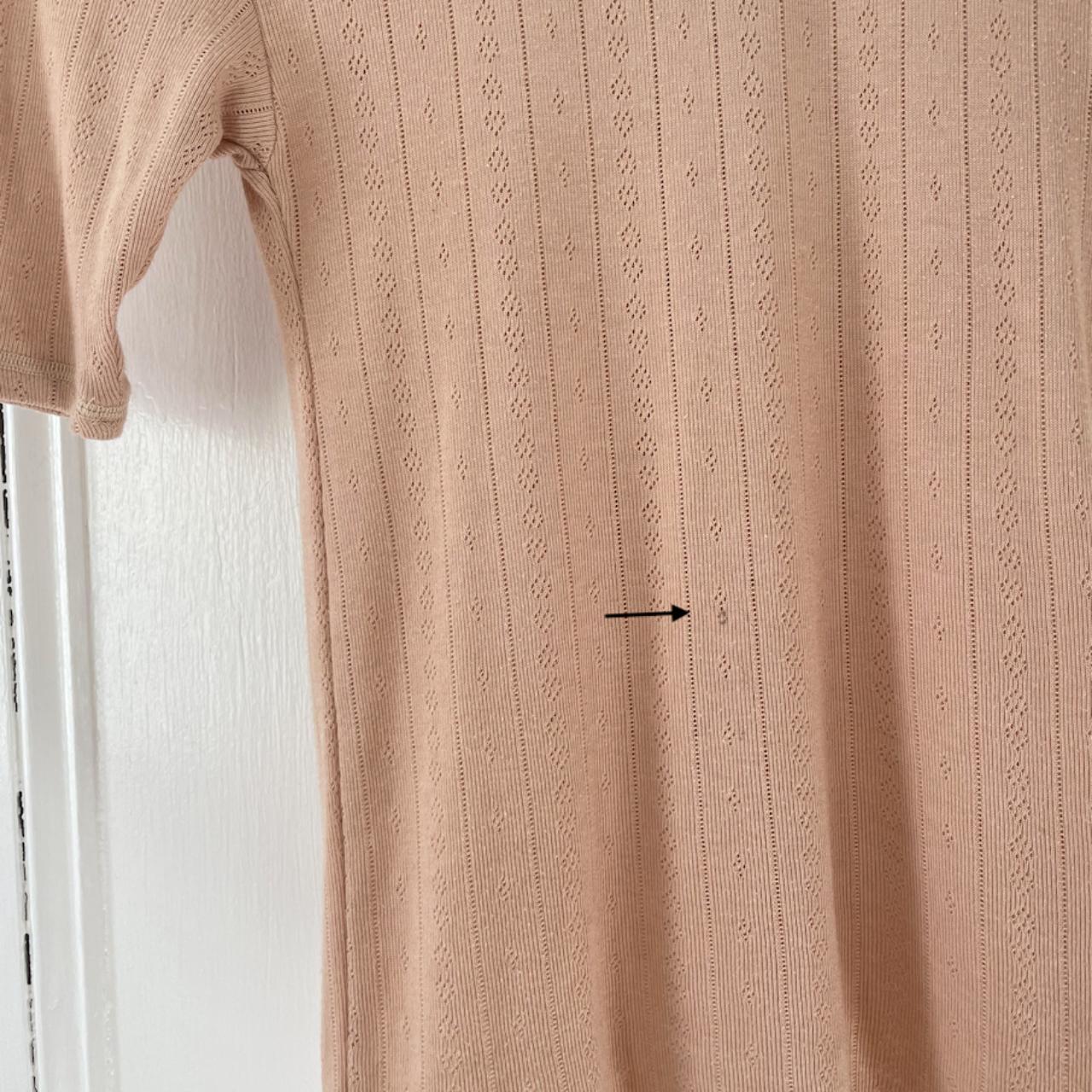 Marks & Spencer Women's Tan and Cream T-shirt (4)