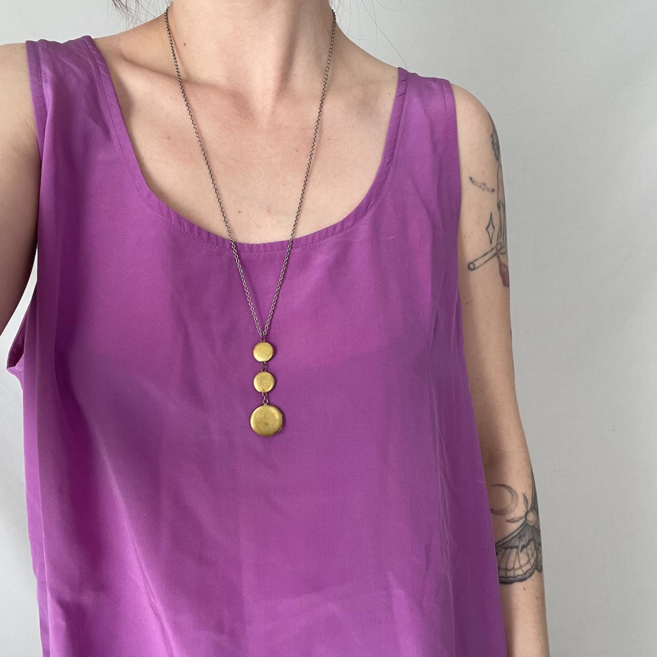 Alfred Sung Women's Purple and Pink Vest (6)