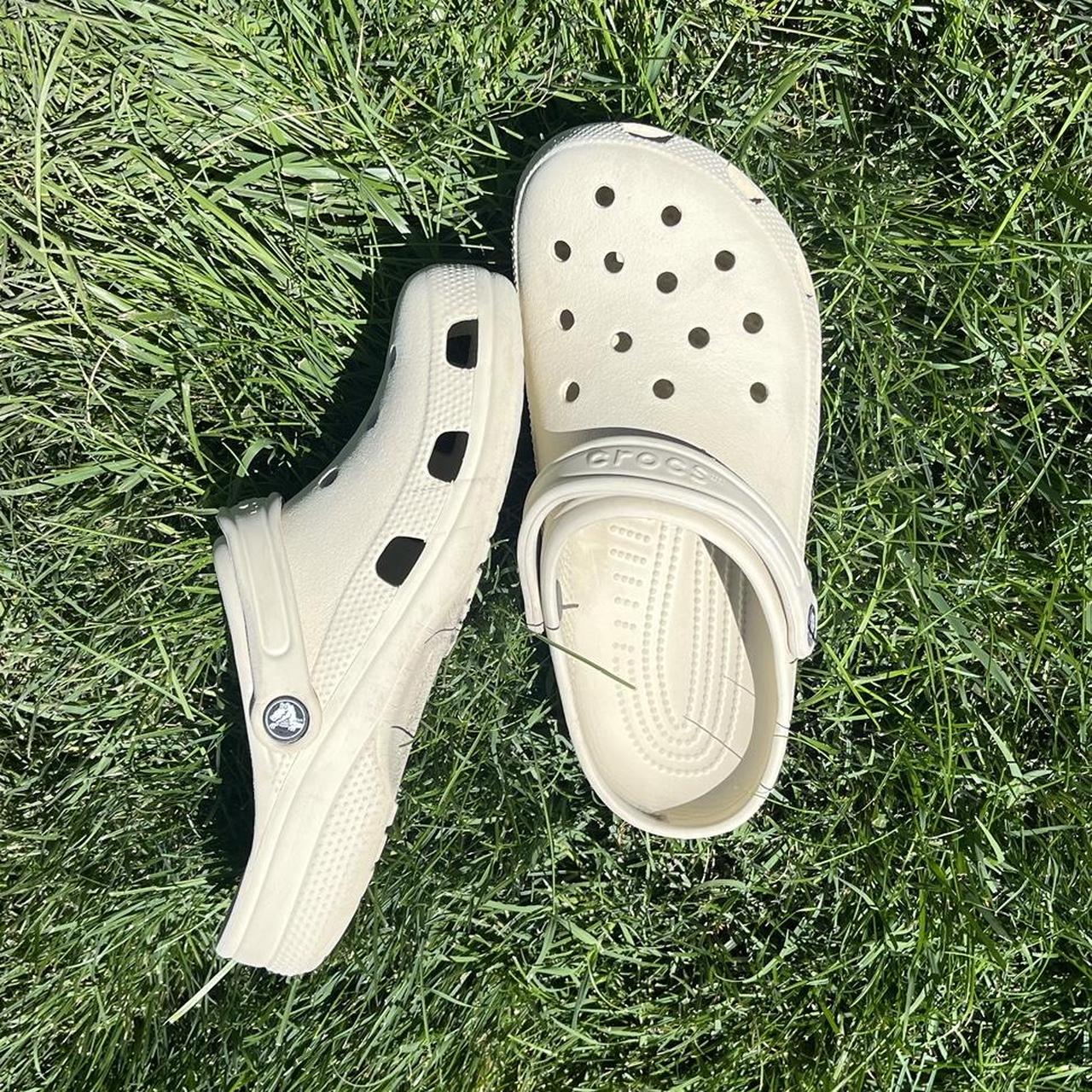 White Crocs Size 8 In Men 10 In Woman Damage On Depop white-crocs-size-8-in-men-10-in-woman-damage-on-depop