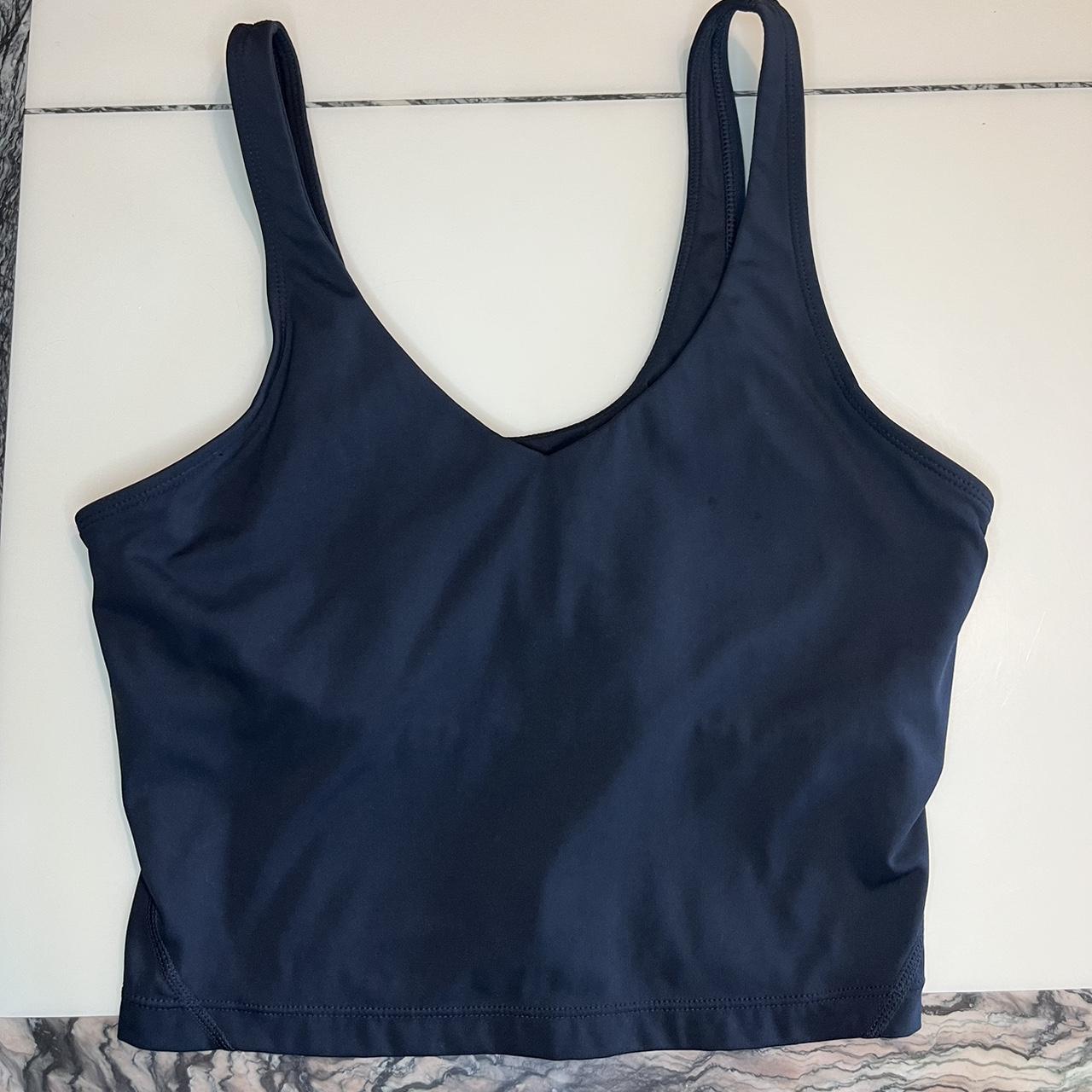 Basic black crop top It’s supposed to be a workout... - Depop