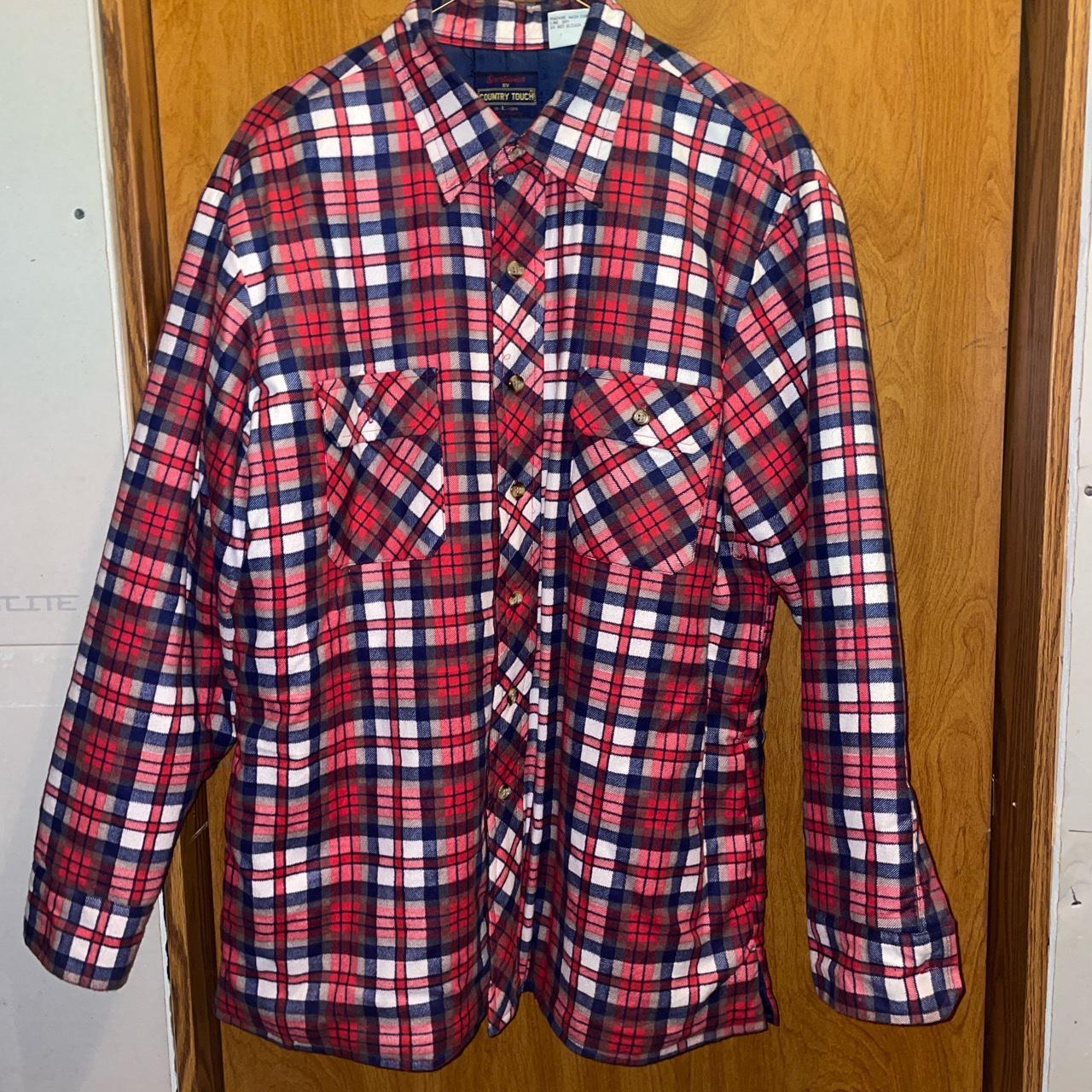 Vintage Sportswear By Country Touch Flannel Shirt Size Medium