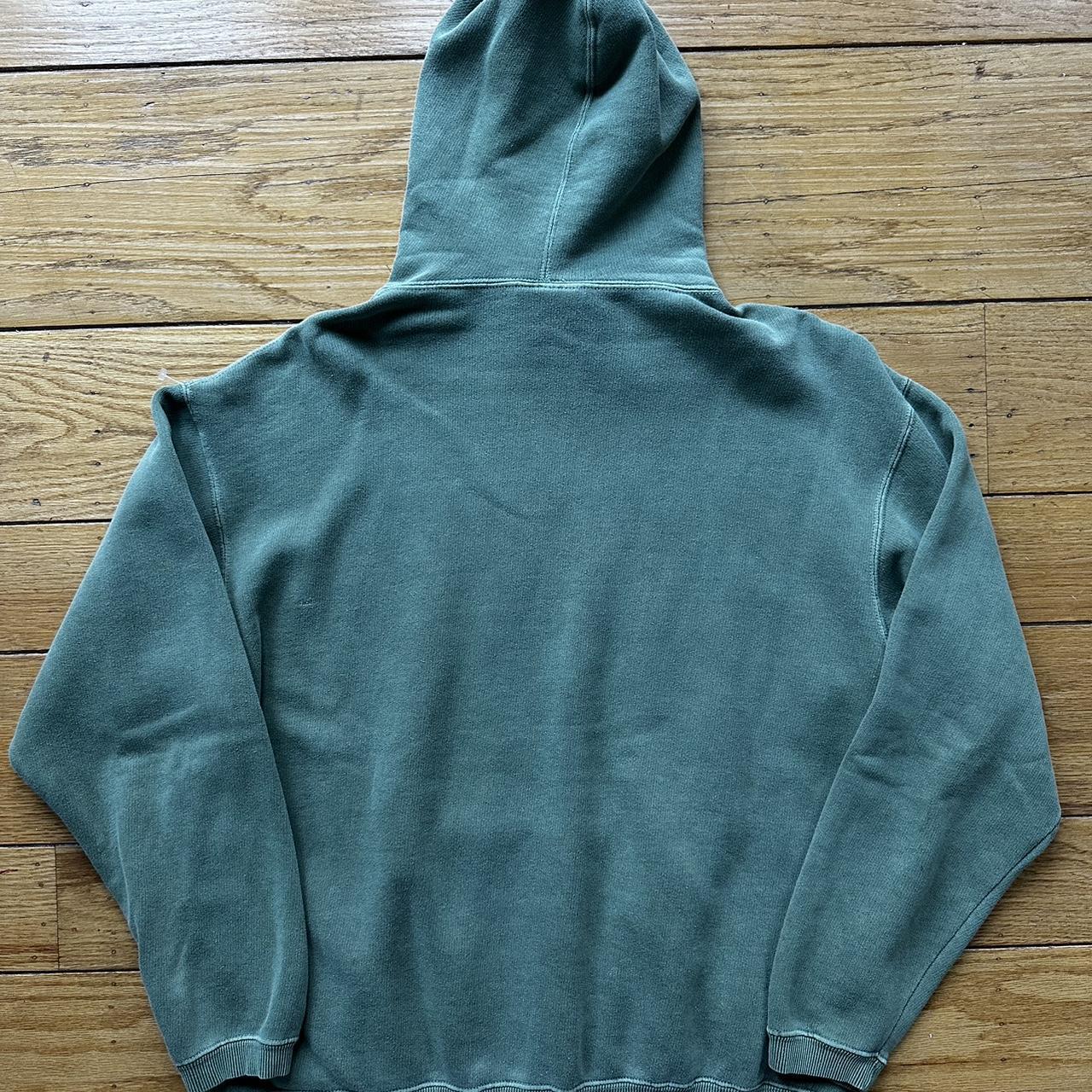 Vintage Y2K olive hoodie although tagged size... - Depop