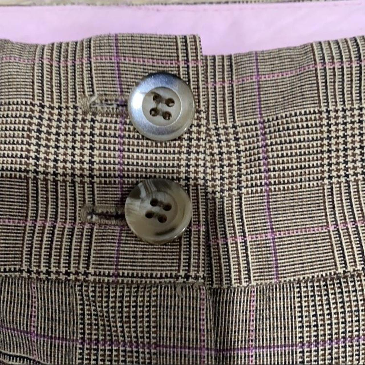 Evans Women's Brown and Pink Trousers (3)