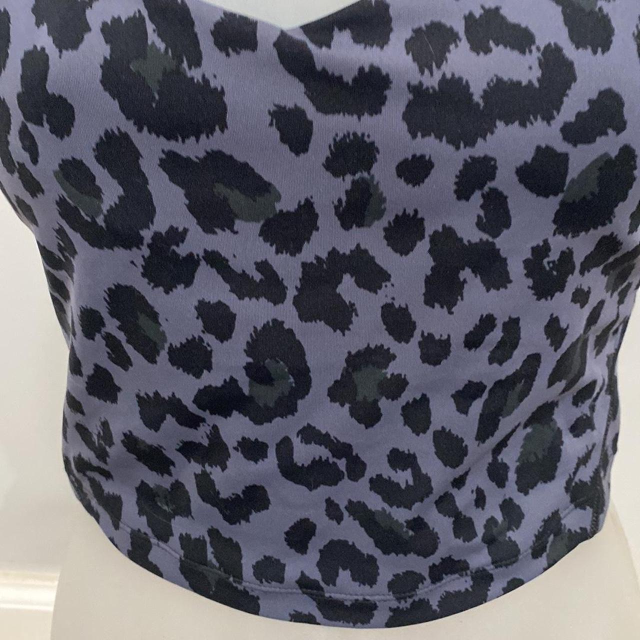 🖤 Oalka Cheetah Print Cropped Workout Tank Top - Depop