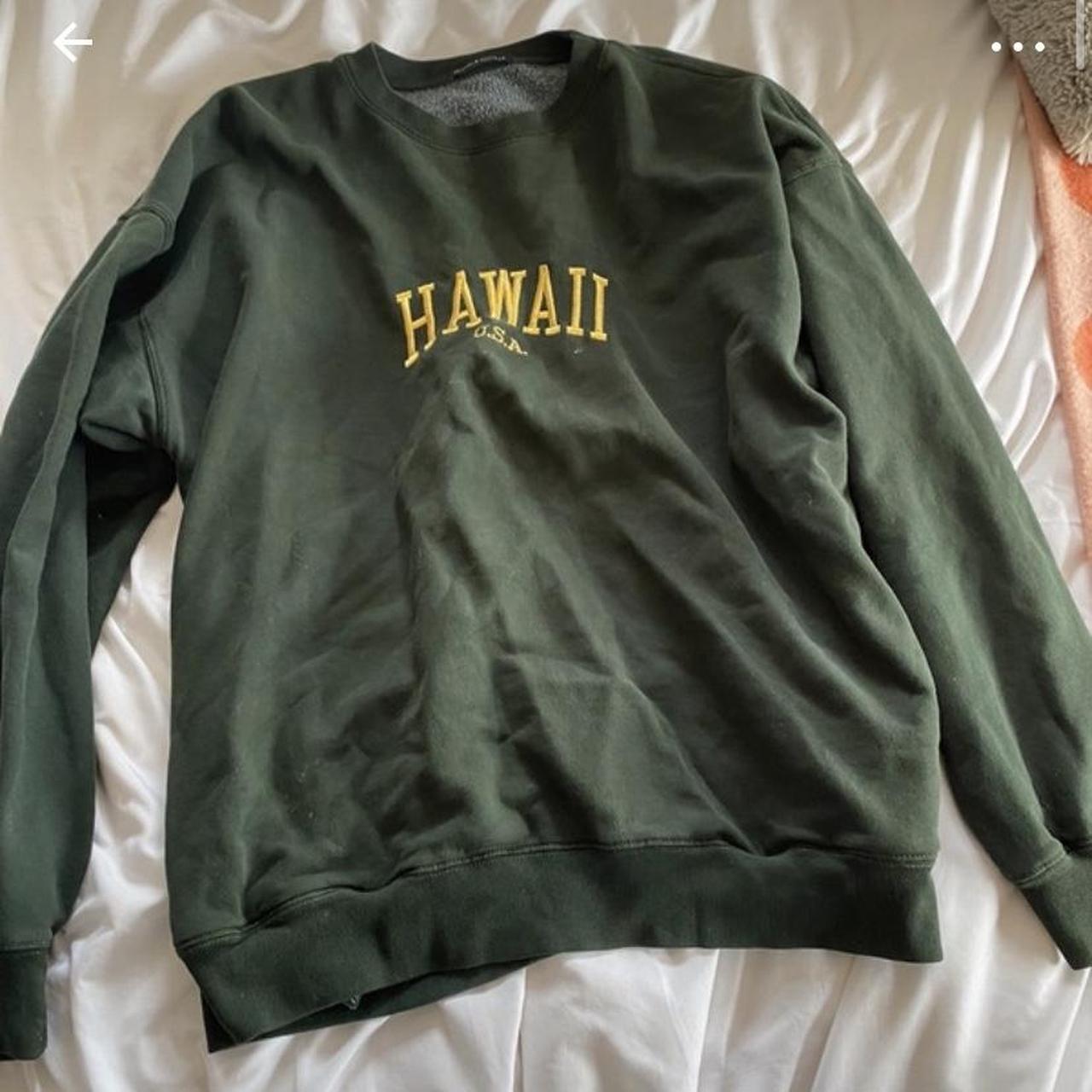Green brandy Melville sweatshirt Depop