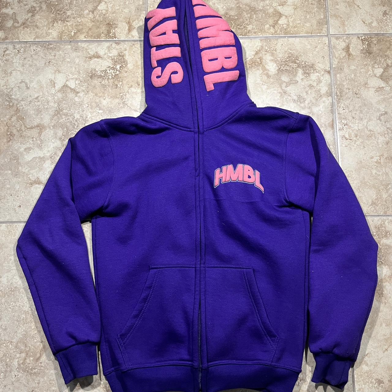 HMBL full zip hoodie size small Used in good... Depop