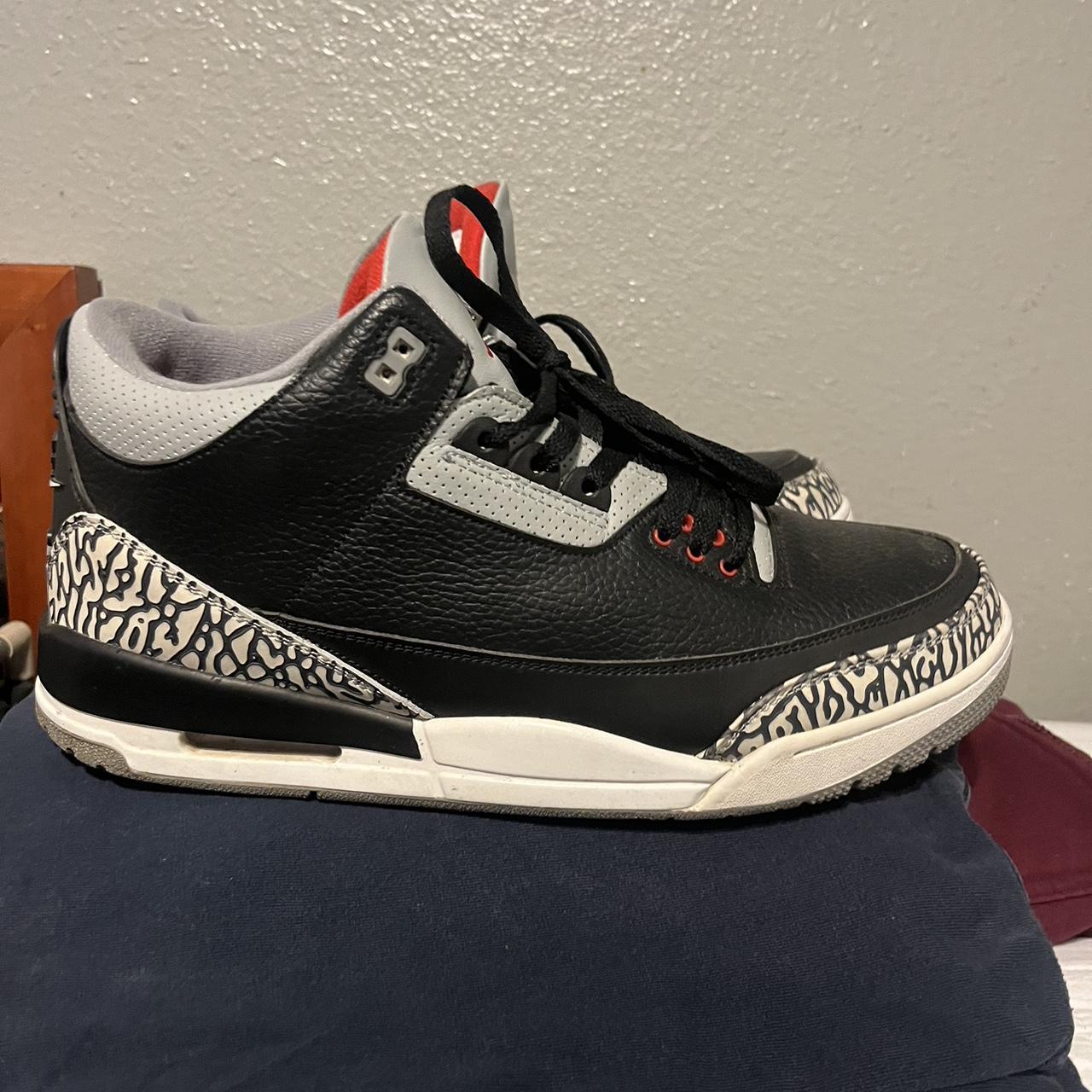 Jordan 3 black cement size 12 hotsell