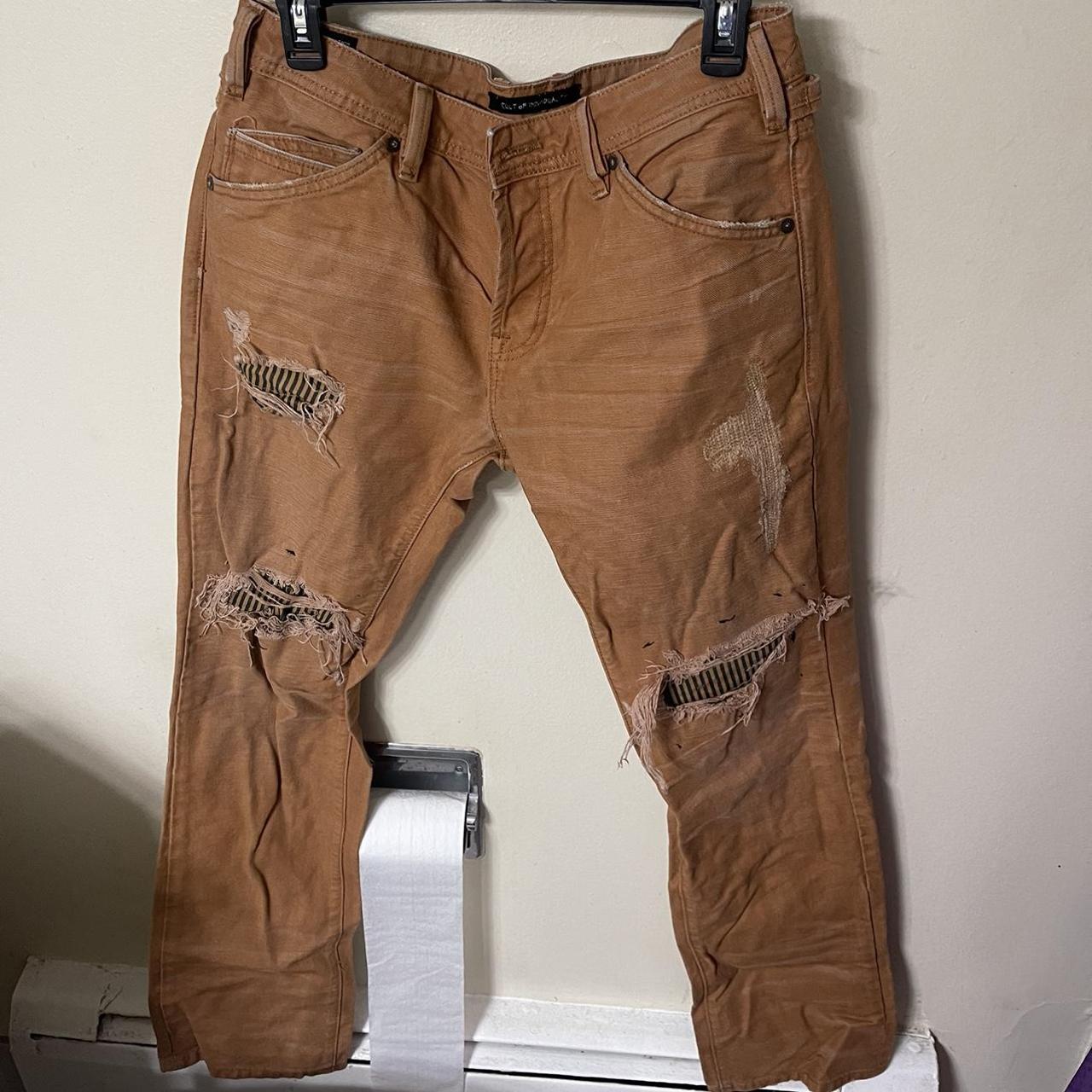 Cult of Individuality Men's Tan Trousers