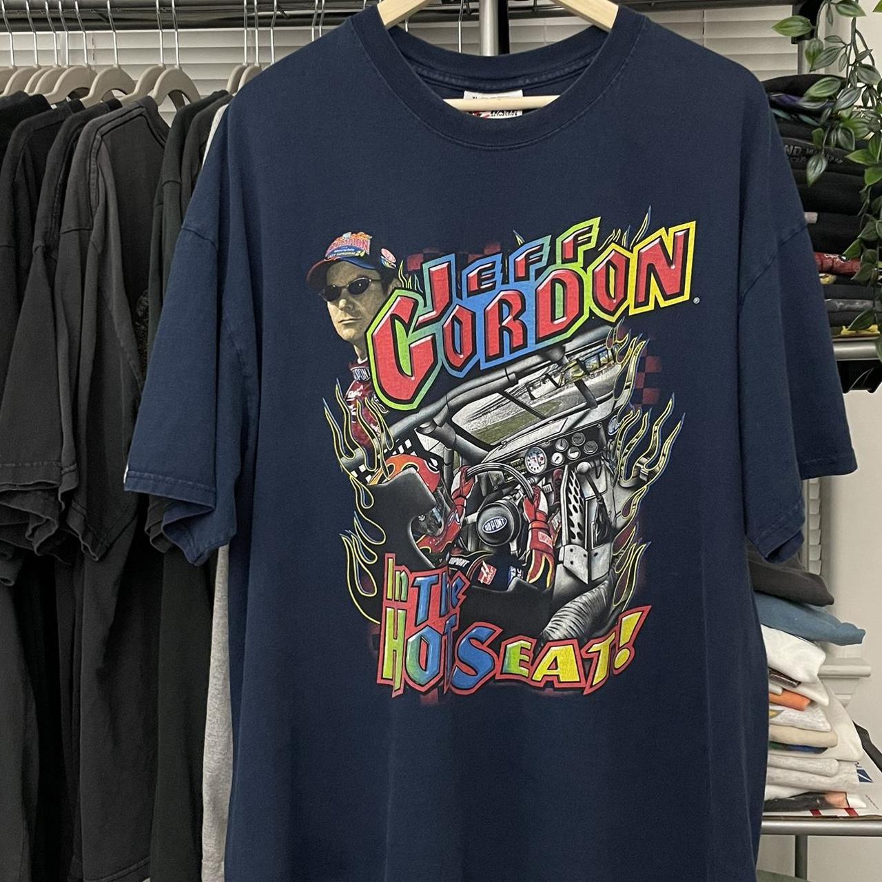 Vintage 2002 NASCAR Jeff Gordon t-shirt. Shirt has a... - Depop