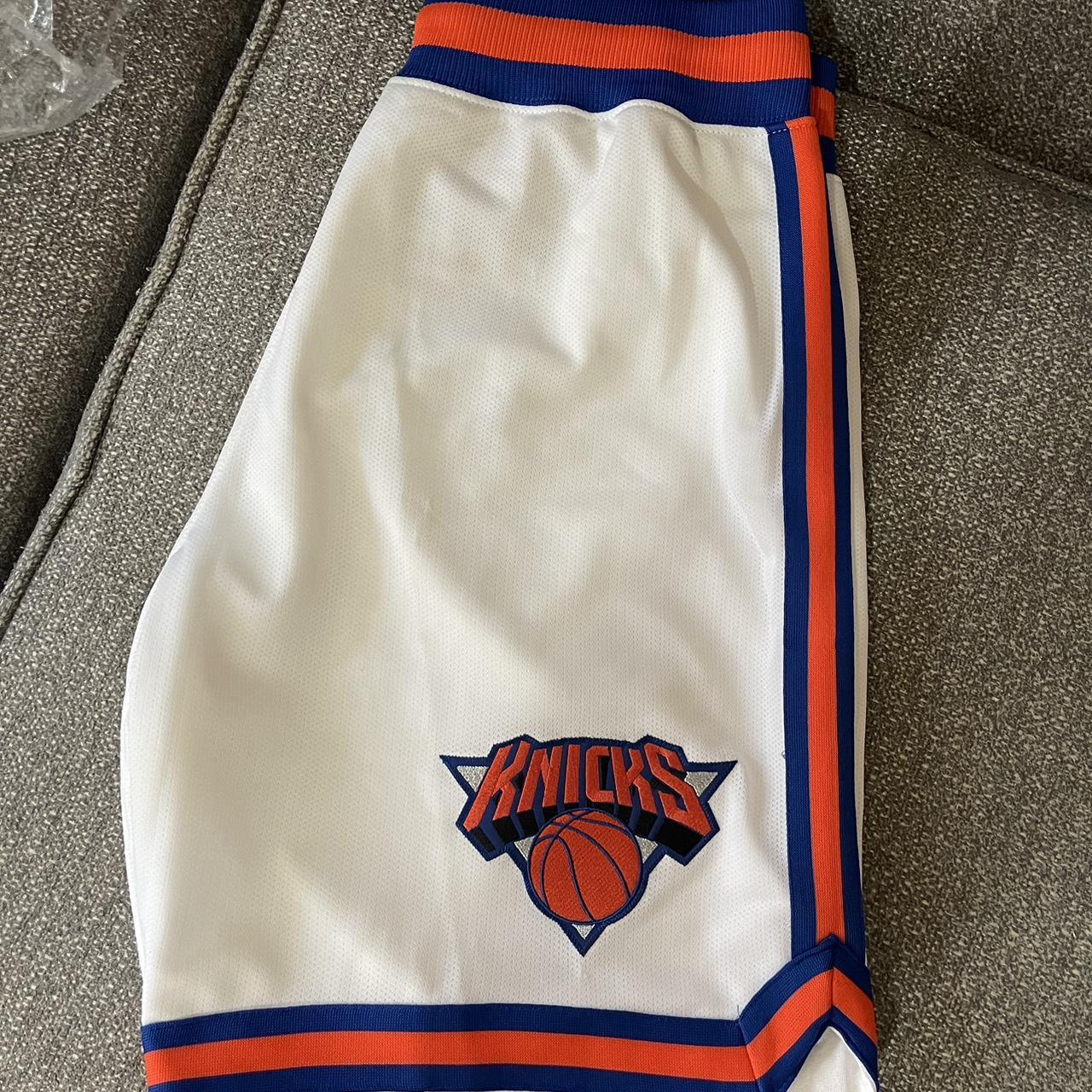 New York Knicks Mitchell & Ness Authentic Shorts... - Depop