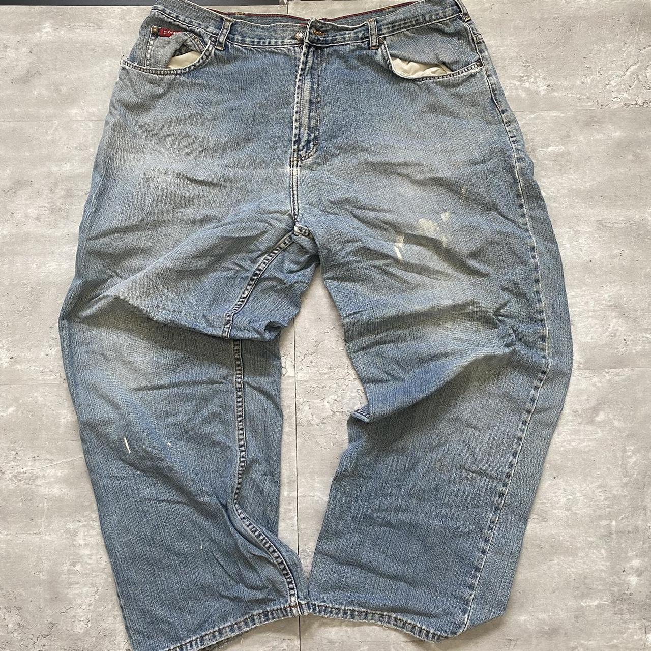 Chaps Denim Jeans Labelled Size 38x32 Measurements... Depop