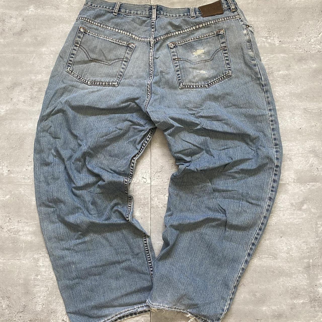 Chaps Denim Jeans Labelled Size 38x32 Measurements... Depop