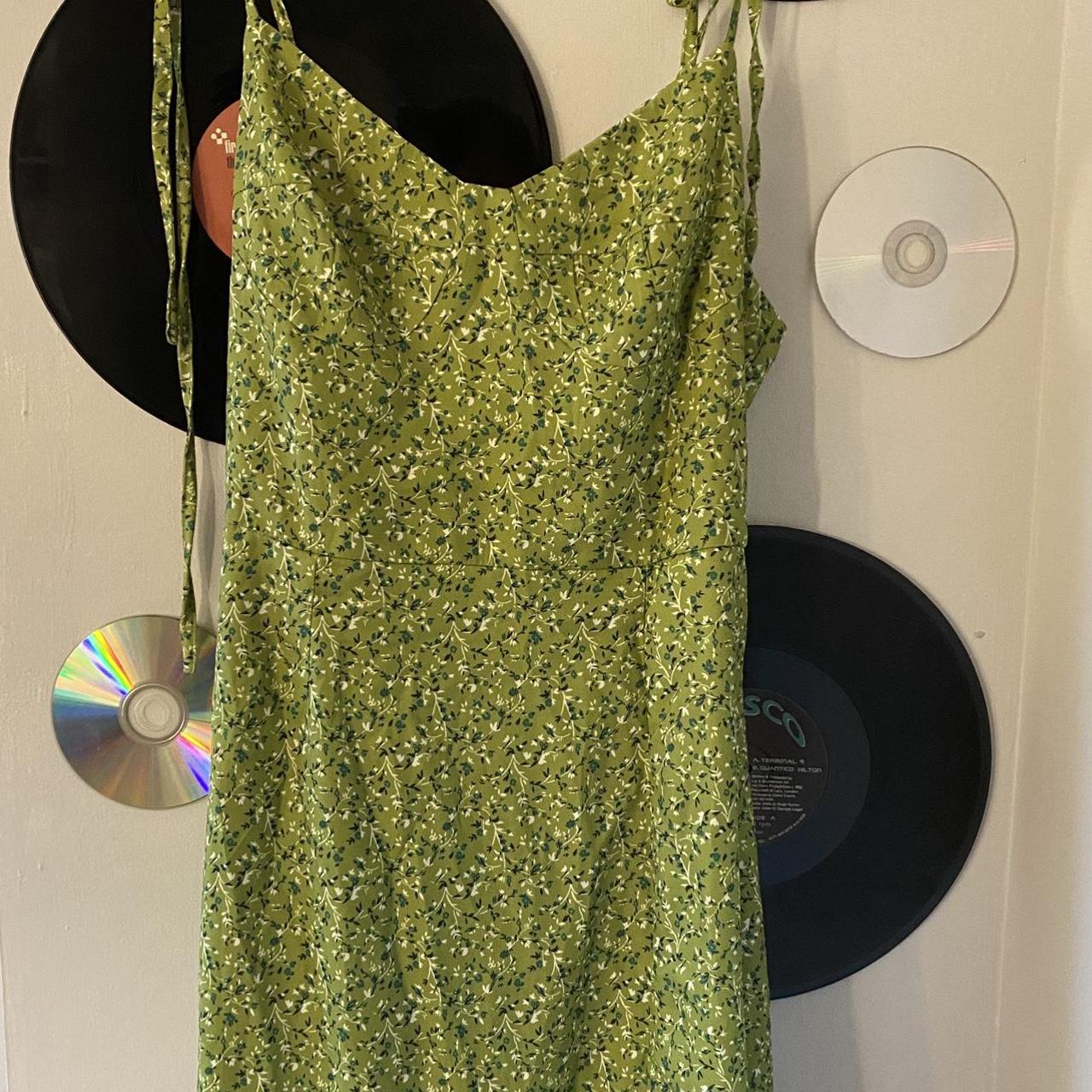 Cider Women's Green Dress Depop