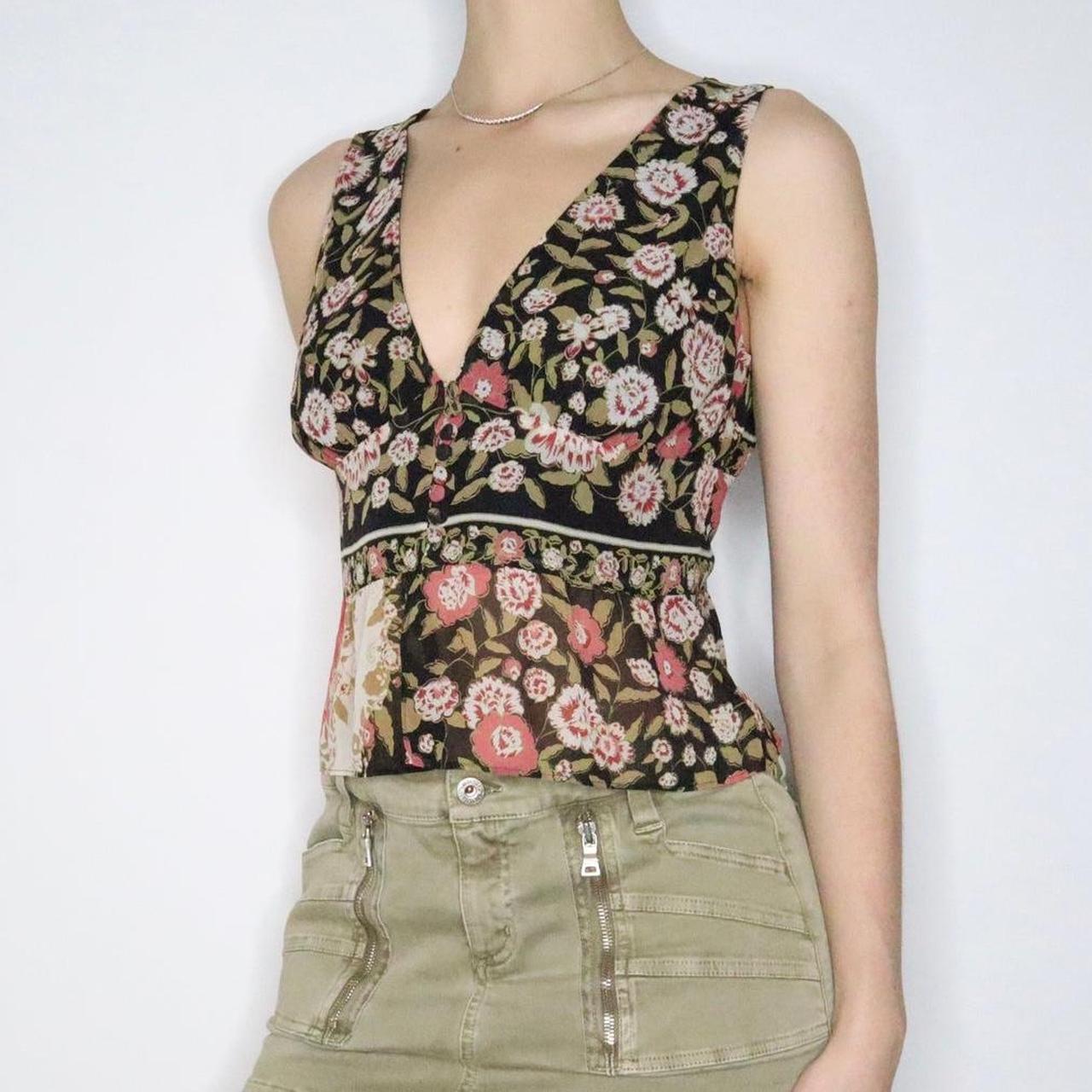 Sportmax Women's Black and Pink Vest (2)