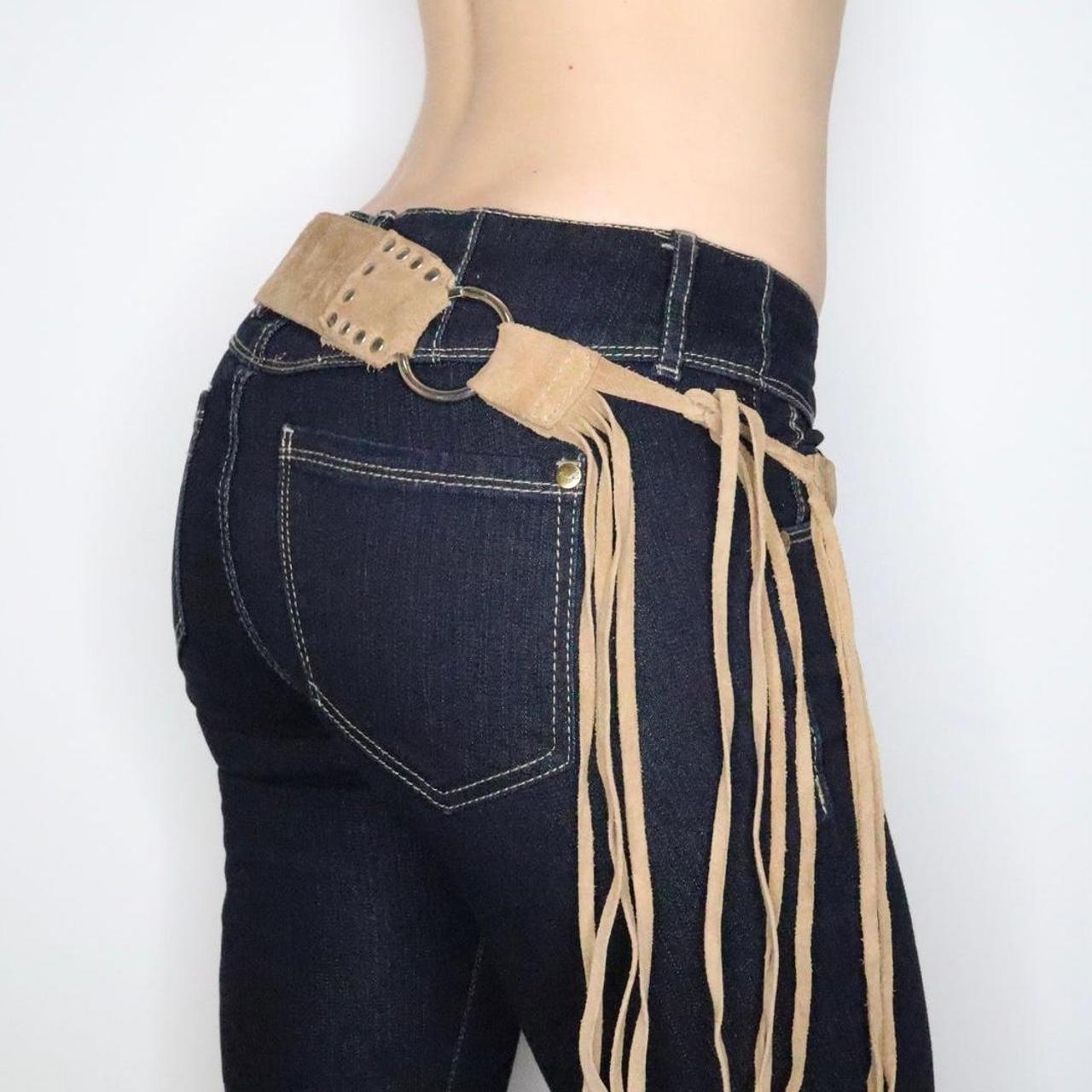 ladies tan belt