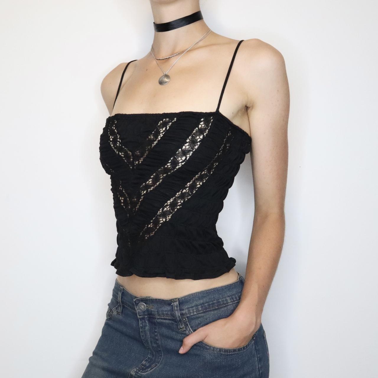 La Perla Black Lace Camisole Details Vintage Depop