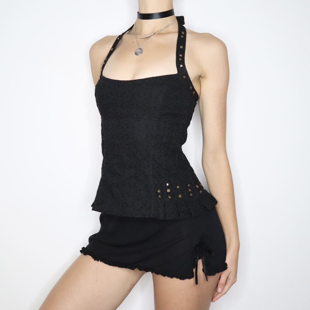 Lace Bustier Halter Top Details Authentic... Depop