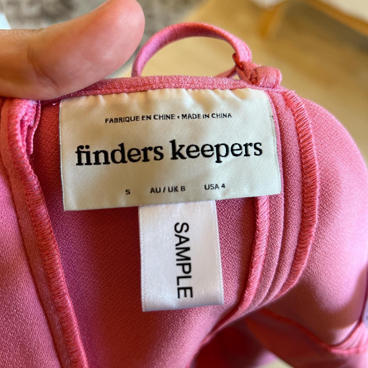 Finders Keepers Women's Pink Crop-top (4)