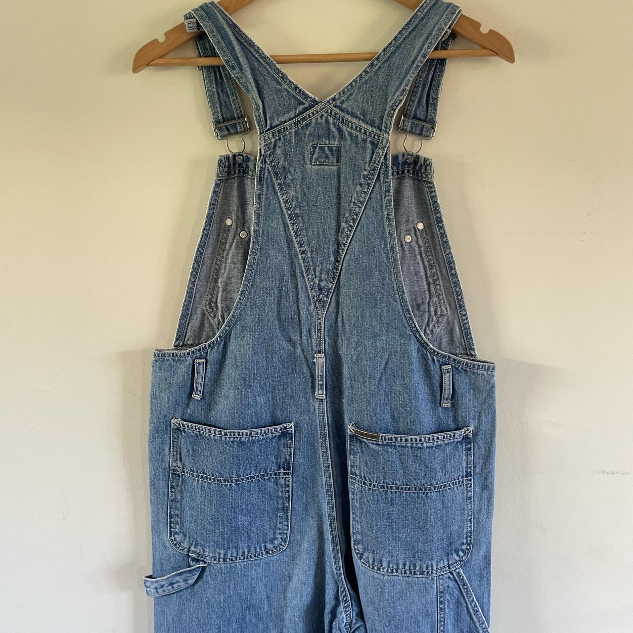 Calvin Klein Women's Blue Dungarees-overalls | Depop