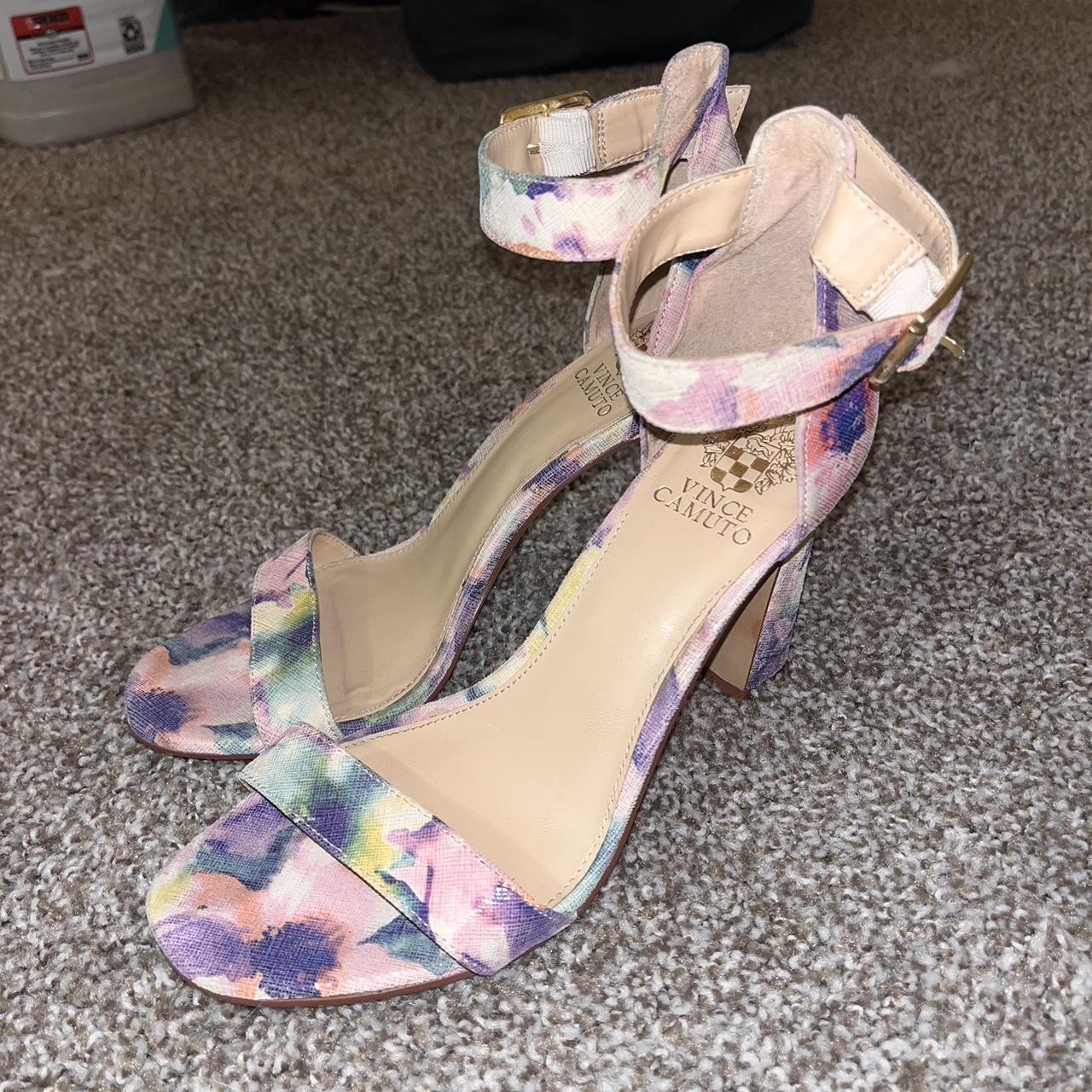 Vince camuto sale floral heels