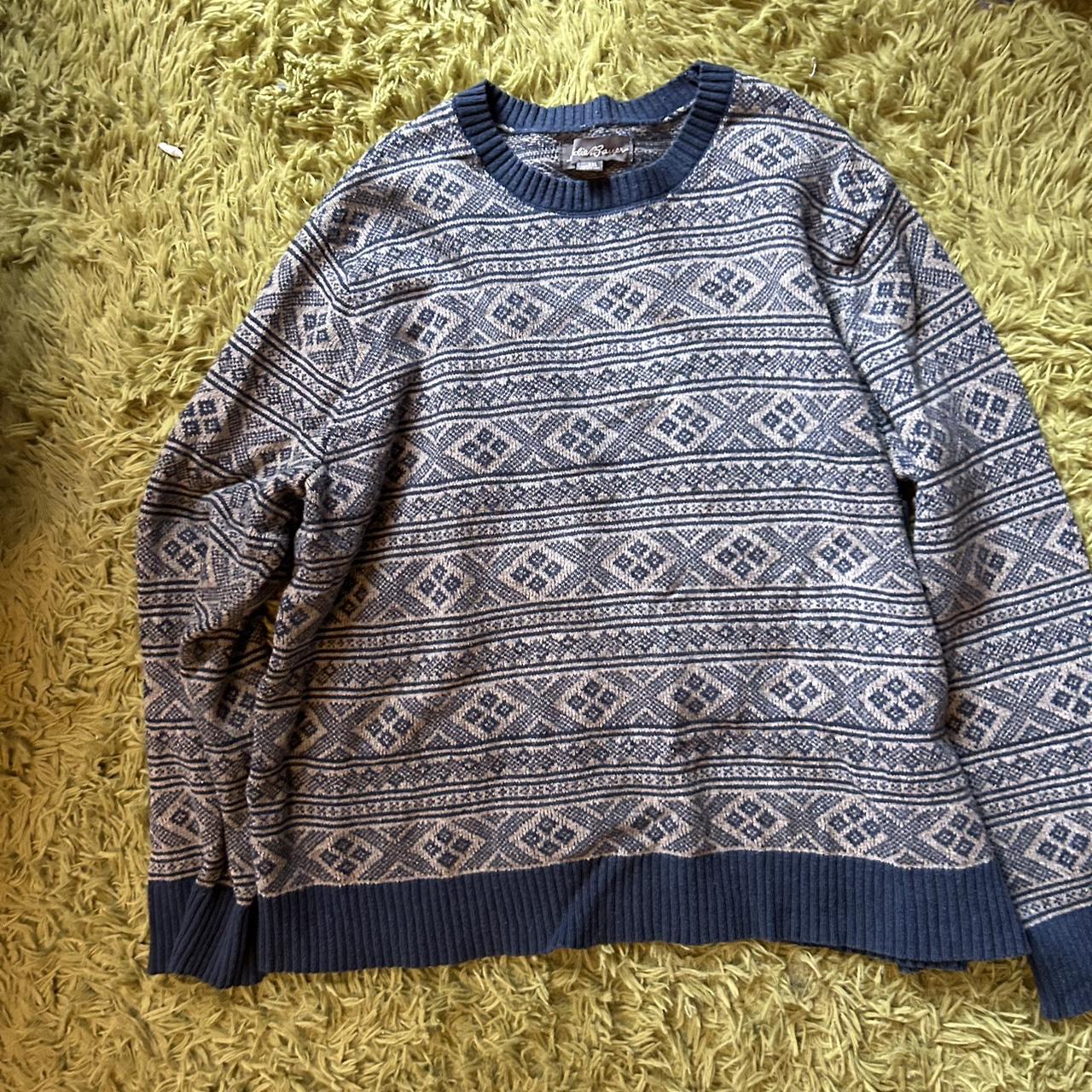 Eddie Bauer oversized sweater 🧸 so cozy and warm yet... - Depop