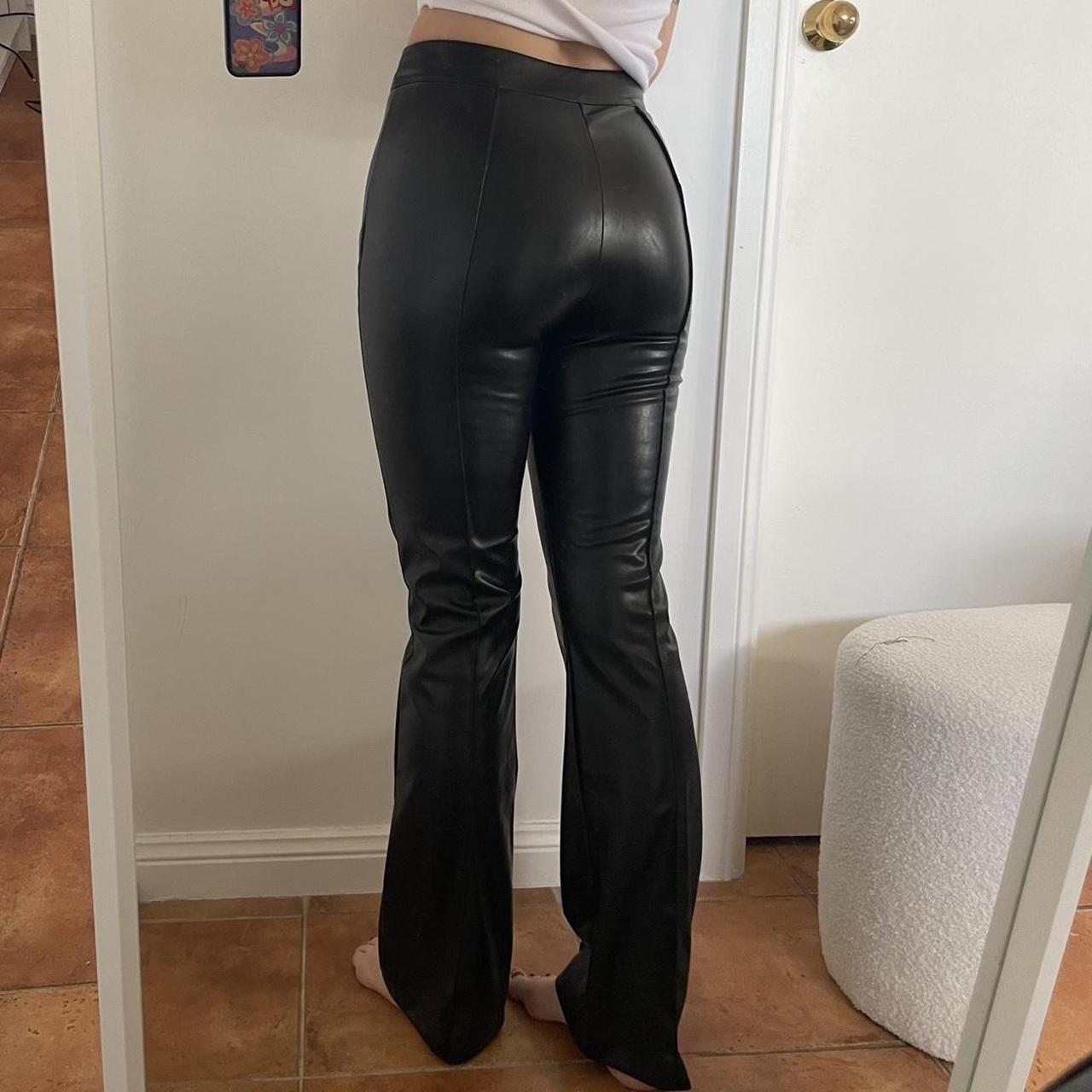 princess polly pu leather pants. only worn... - Depop