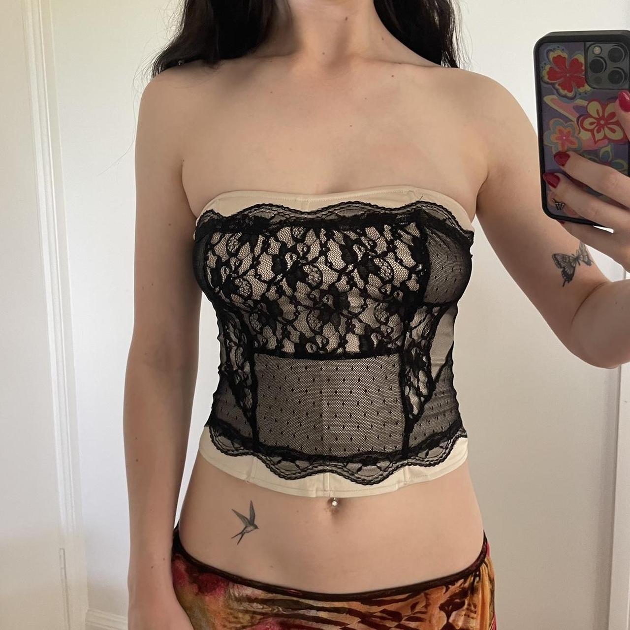 Petite Lace Corset Top