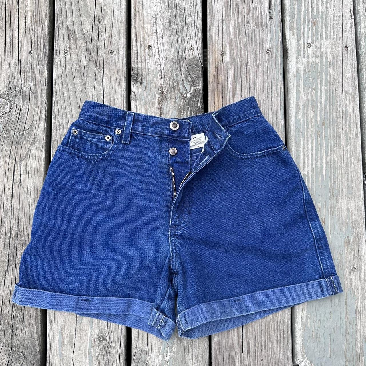 Canyon River Blues Women's Blue Shorts | Depop