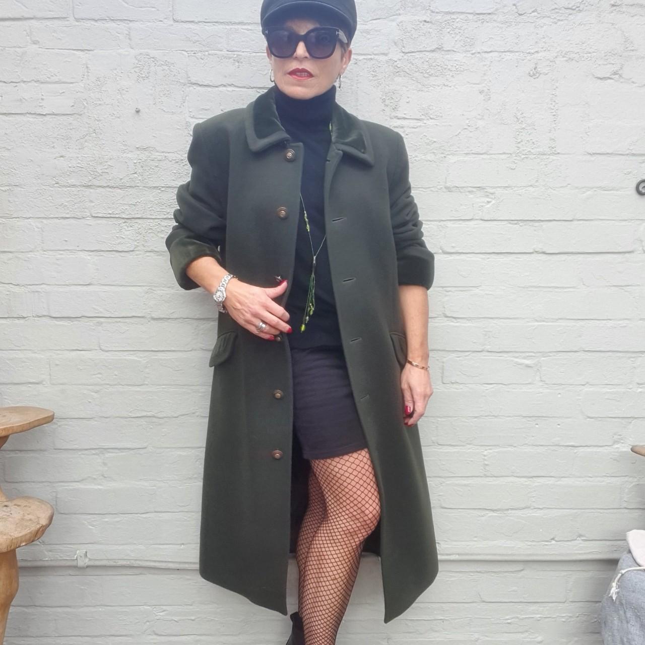 Vintage 1970s Long Green Coat, By Eastex. In A Size... - Depop