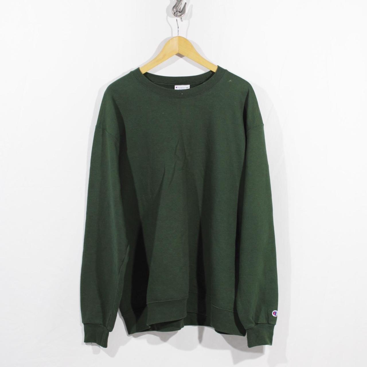 Champion Men's Green Sweatshirt | Depop