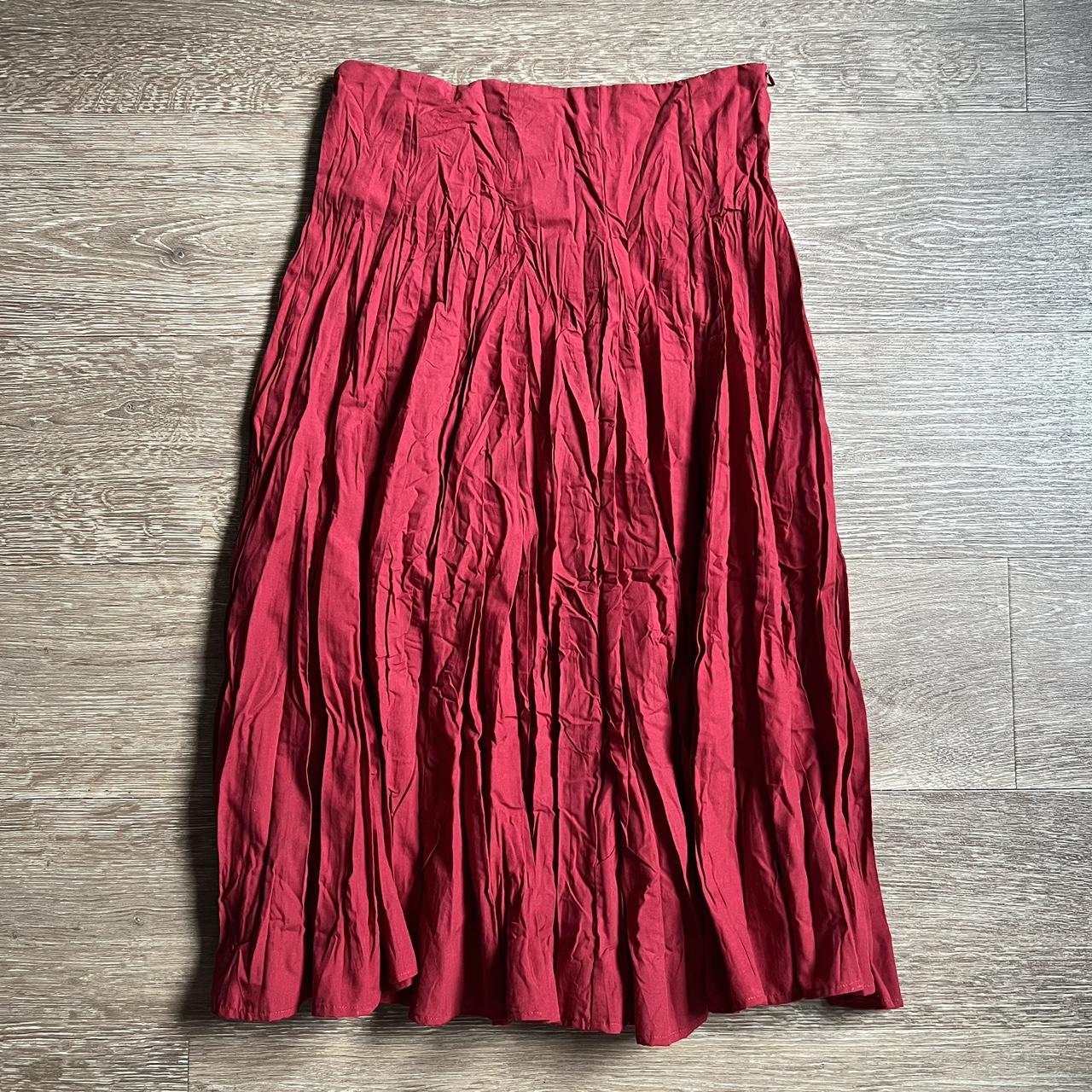 Dorothy Perkins crinkle midi-maxi skirt 8 Very good... - Depop