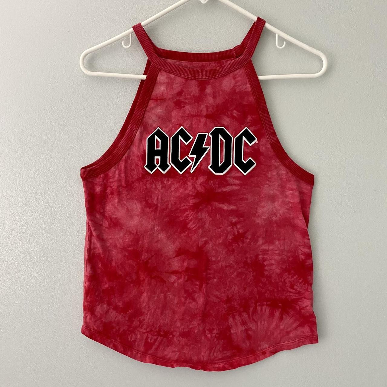 AC/DC Tie Dye Tank Top #acdc #rock #band - Depop