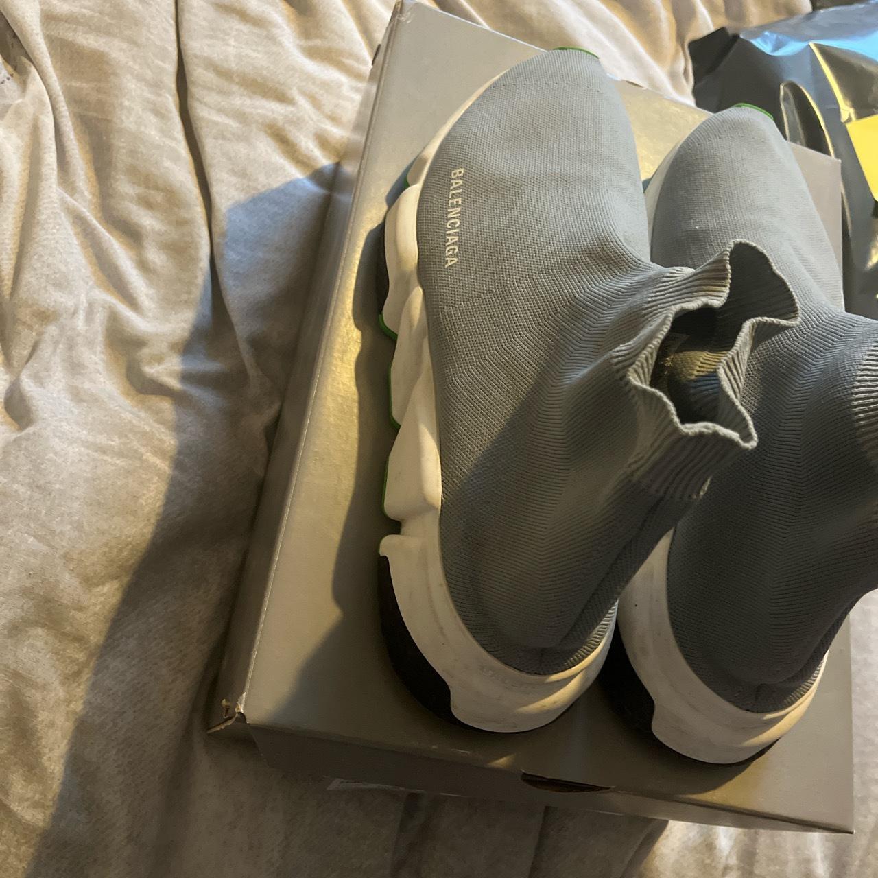 Balenciaga Speed Runners Grey Colourway Worn 3 4