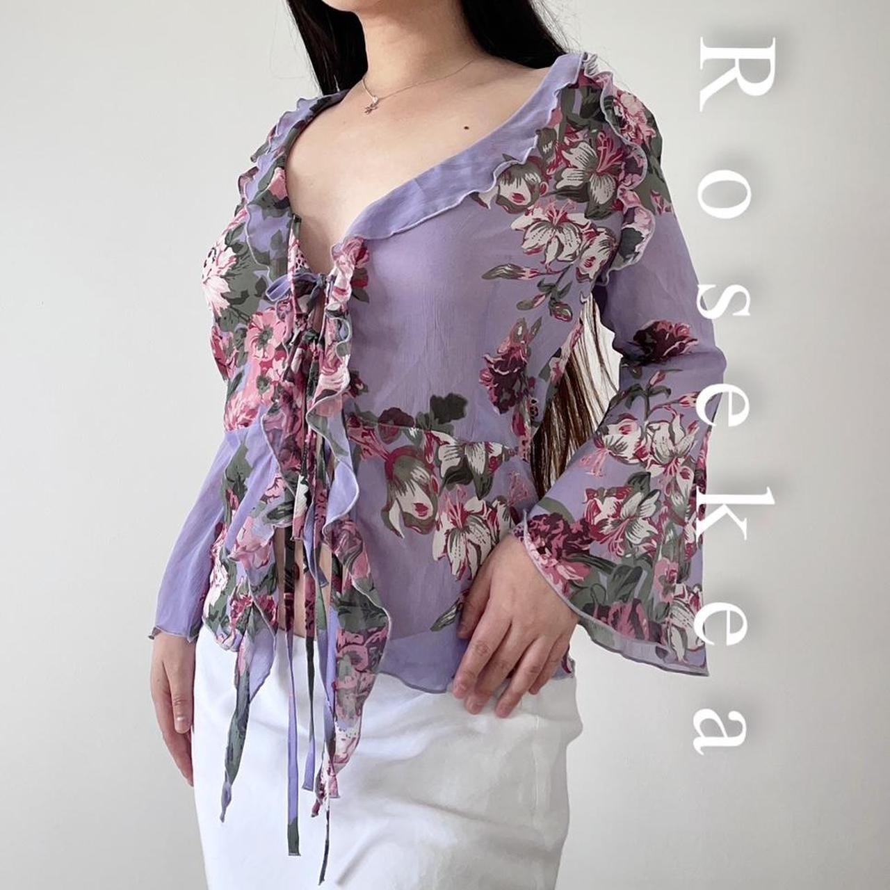 Long sheer clearance ruffle cardigan