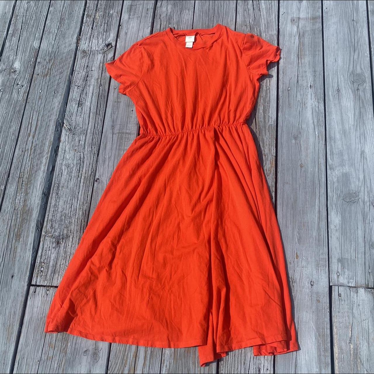 H&m burnt shop orange dress