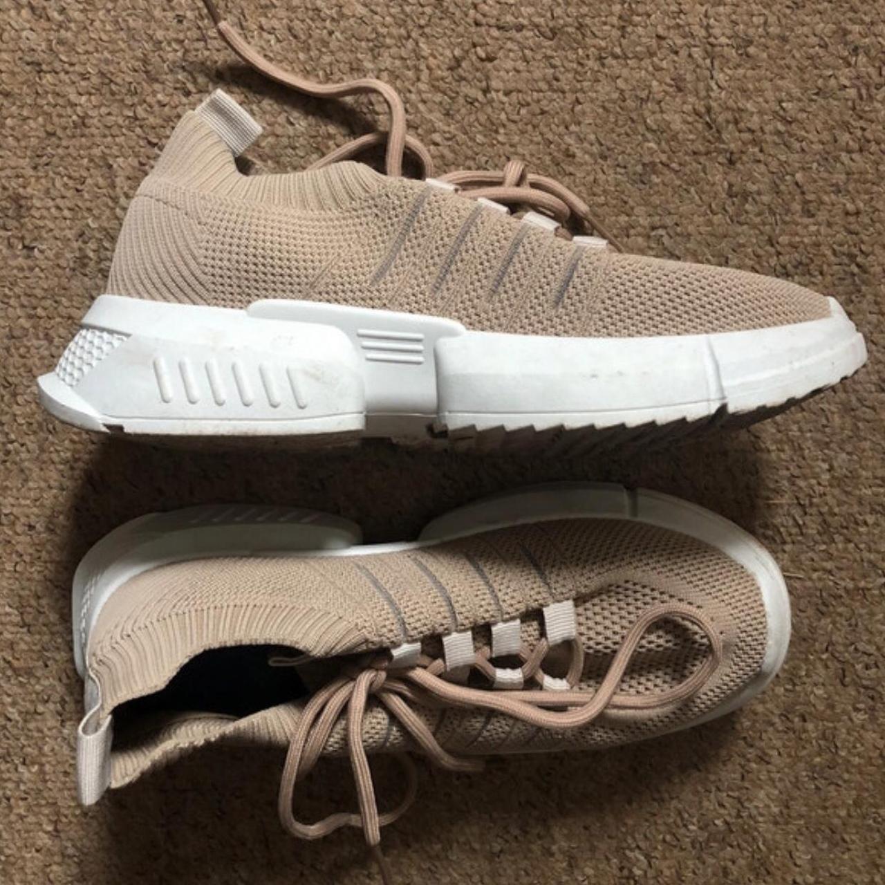 Nude colour fashion trainers